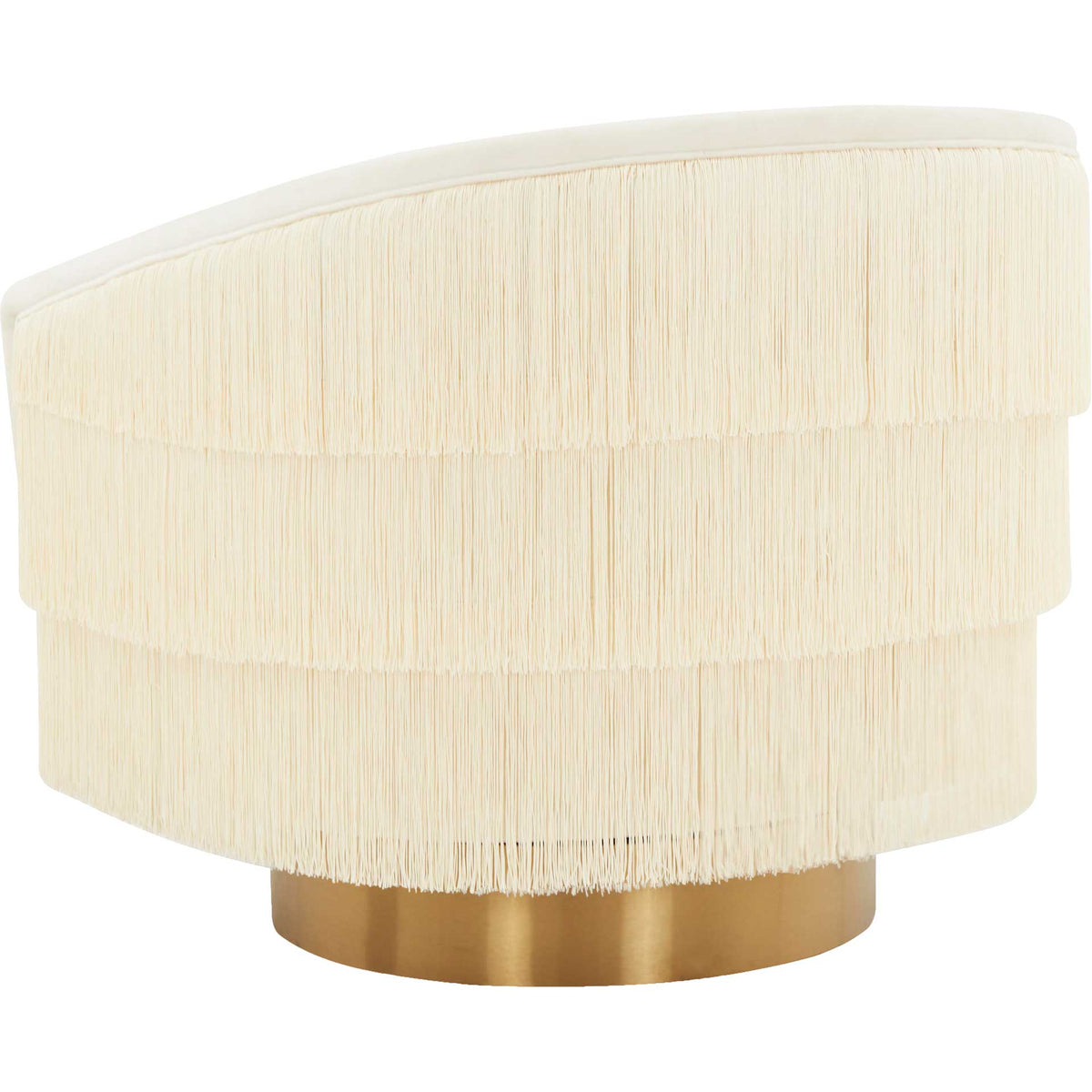 Fleur Swivel Chair Cream