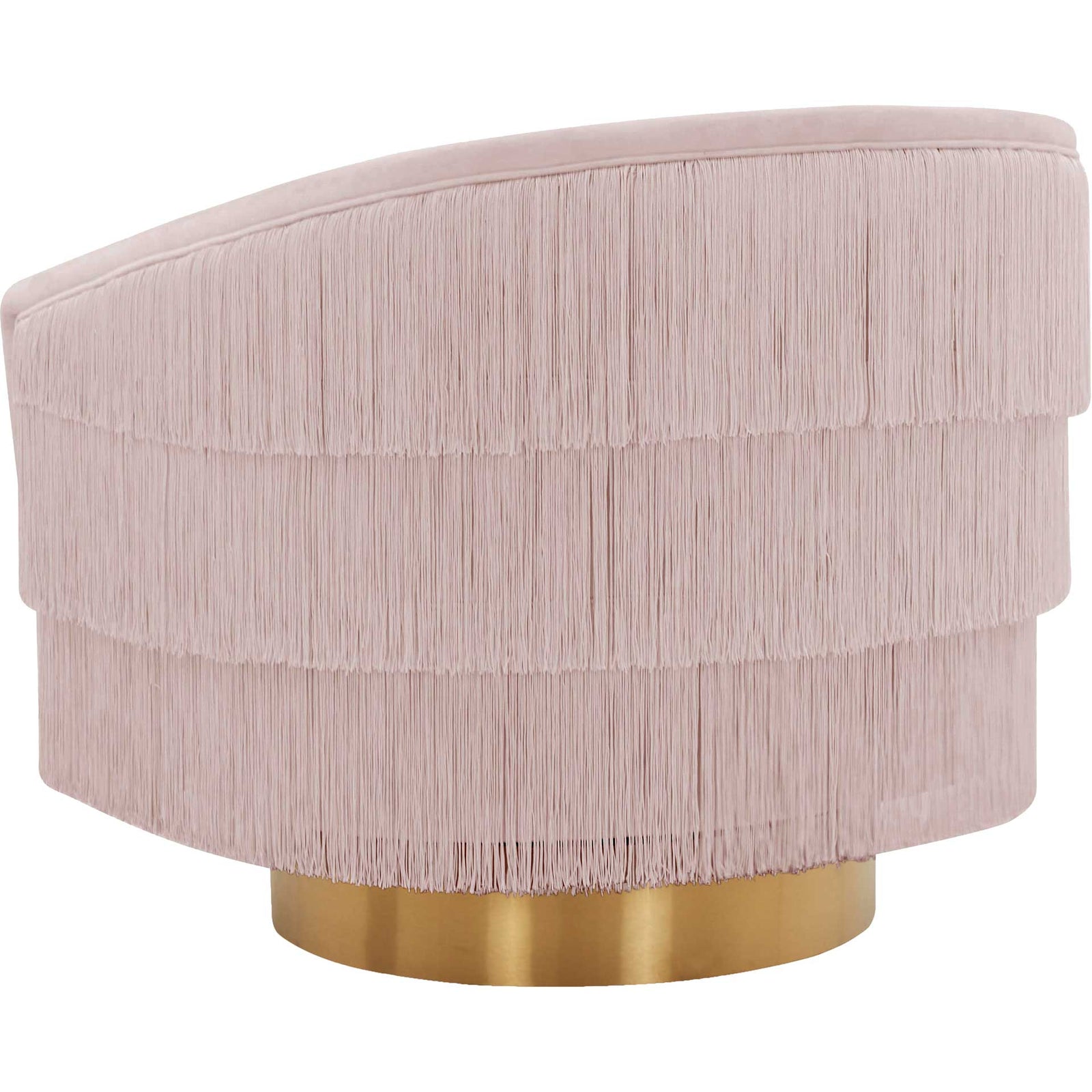 Fleur Swivel Chair Blush