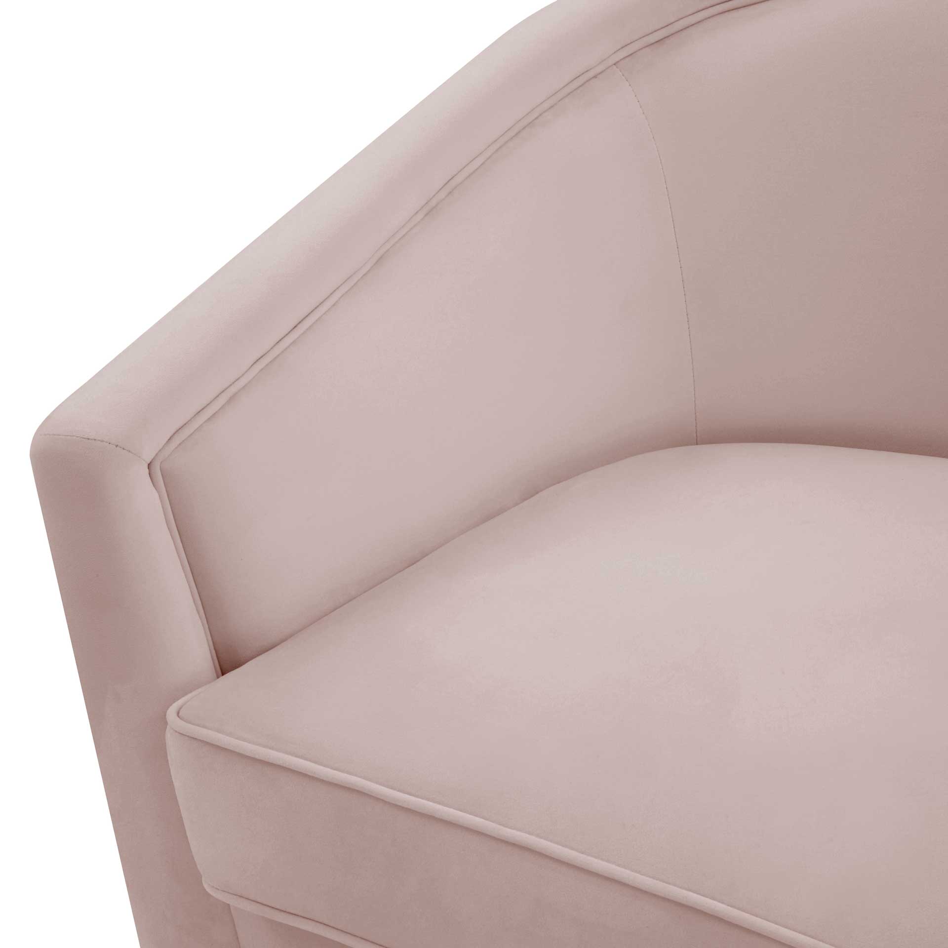 Fleur Swivel Chair Blush