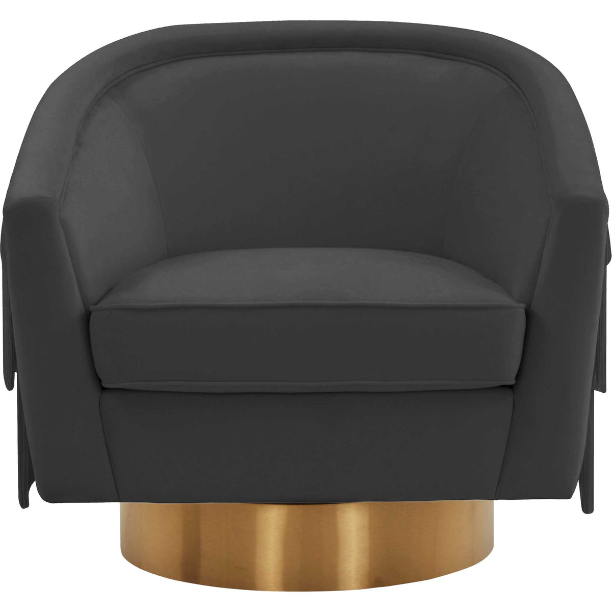 Fleur Swivel Chair Black