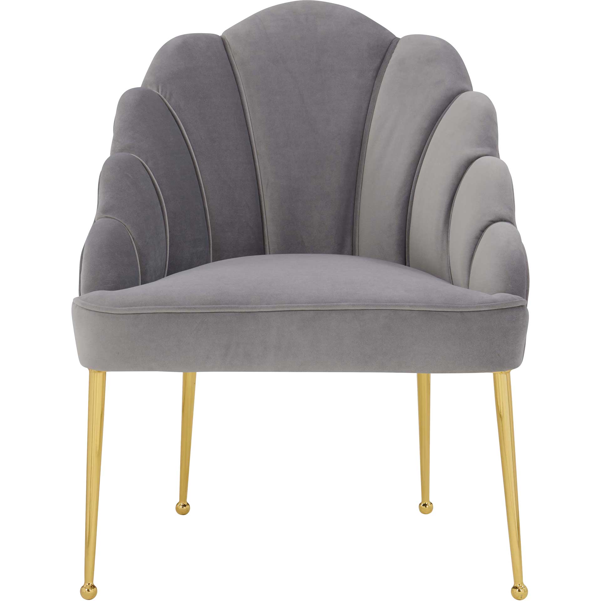 Dalton Velvet Chair Gray