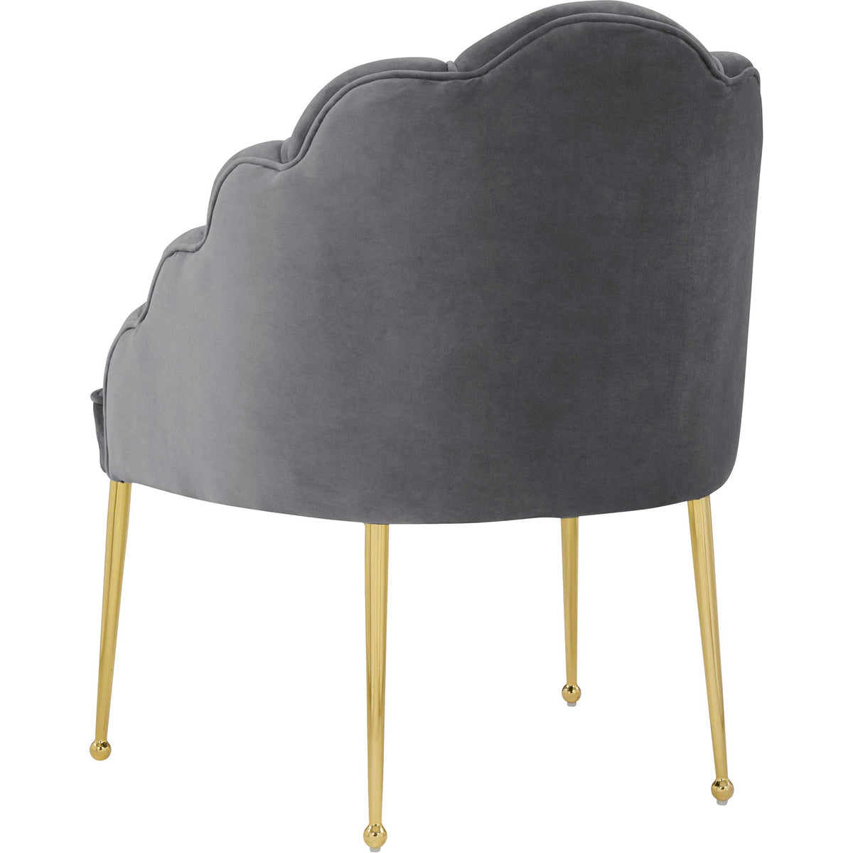 Dalton Velvet Chair Gray