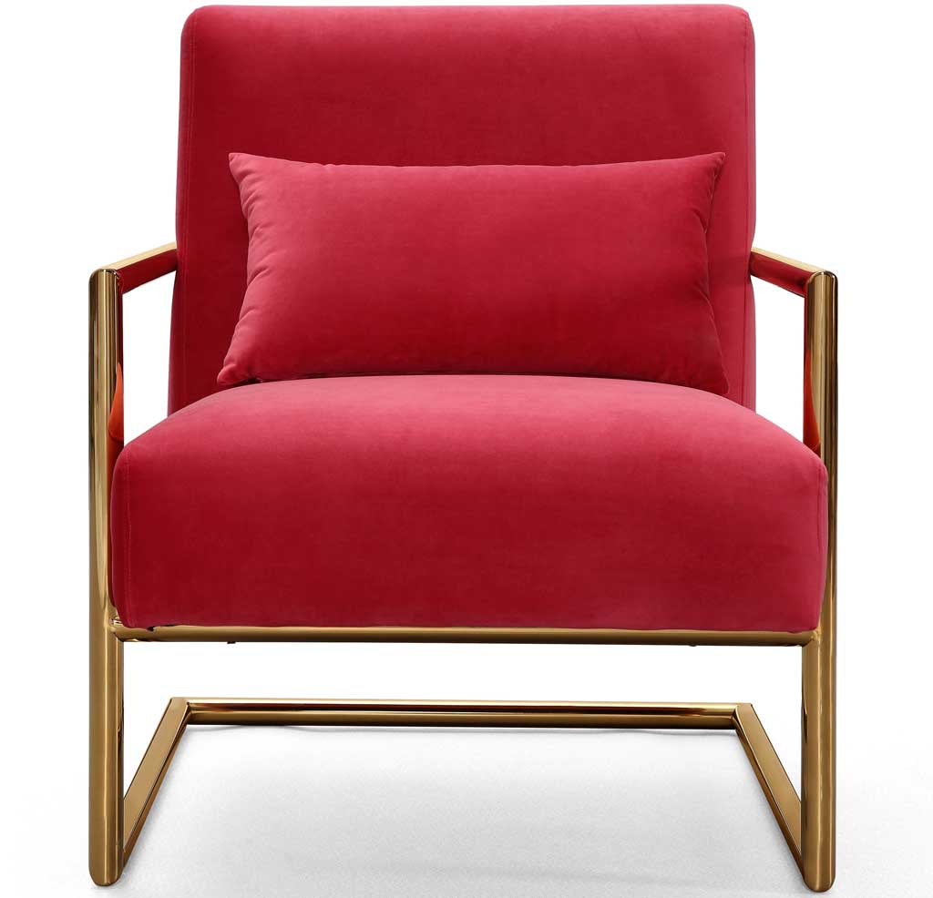 Ellen Pink Velvet Chair