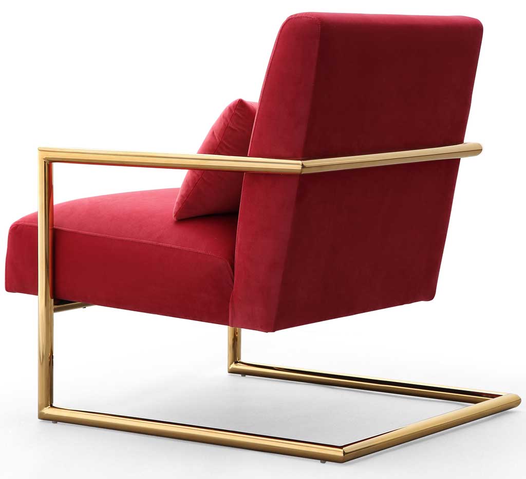 Ellen Pink Velvet Chair