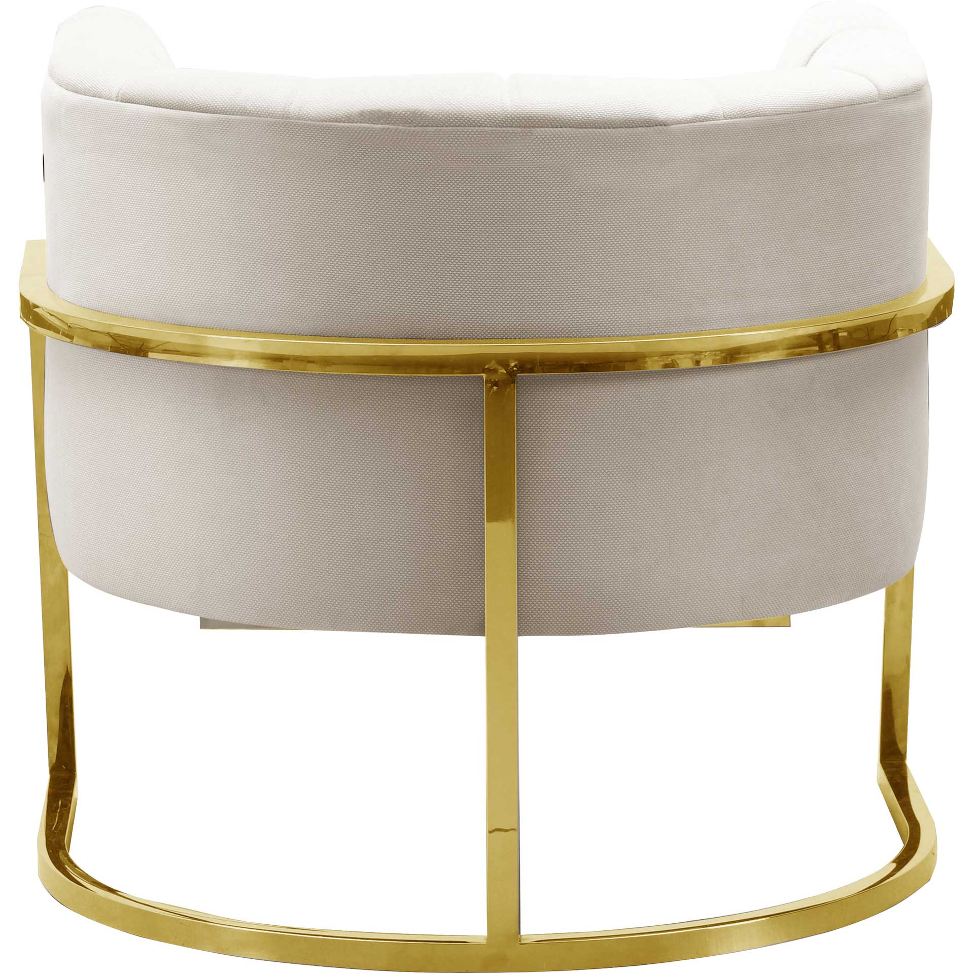 Maddison Spotted Chair Cream/Gold