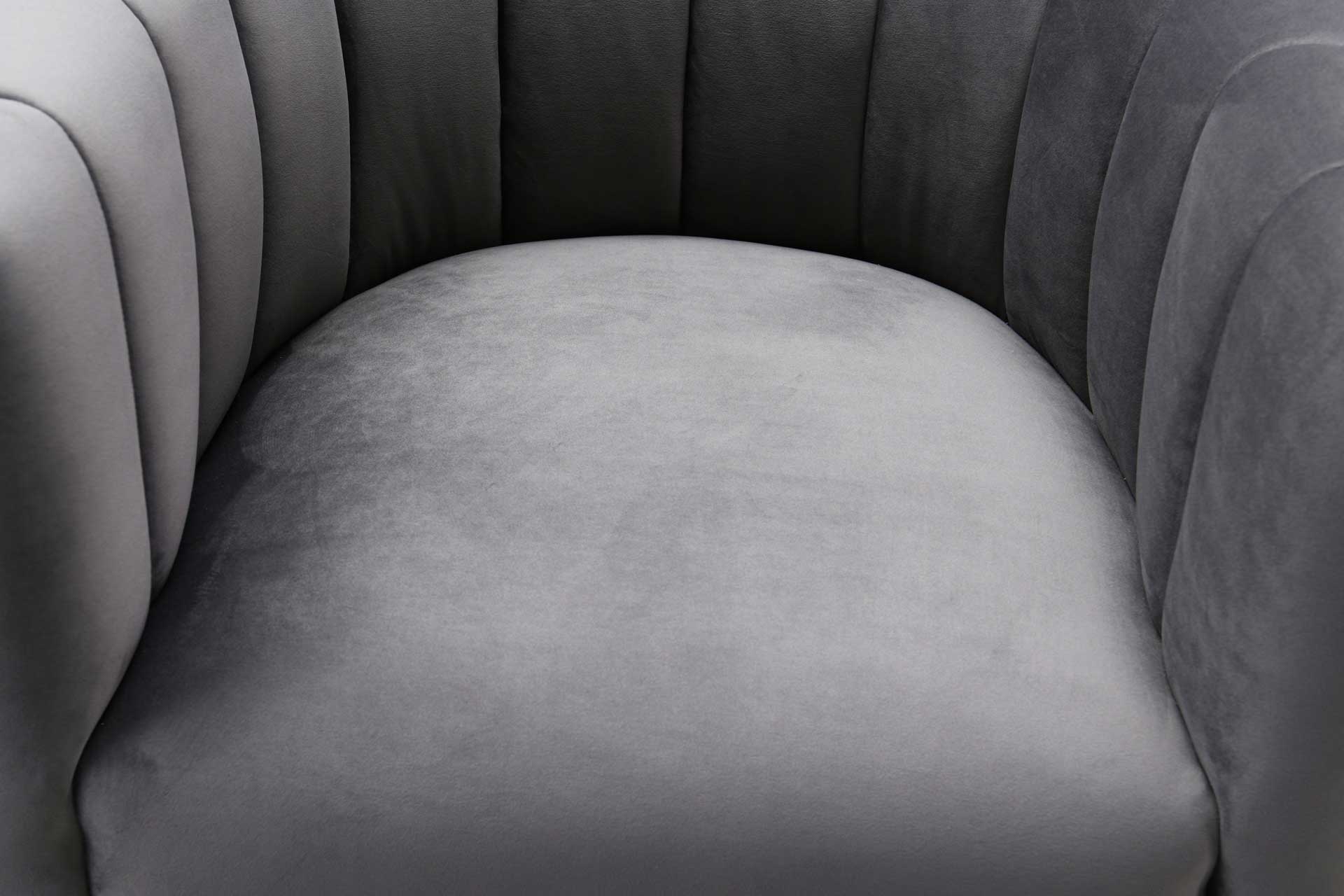 Maddison Velvet Chair Gray