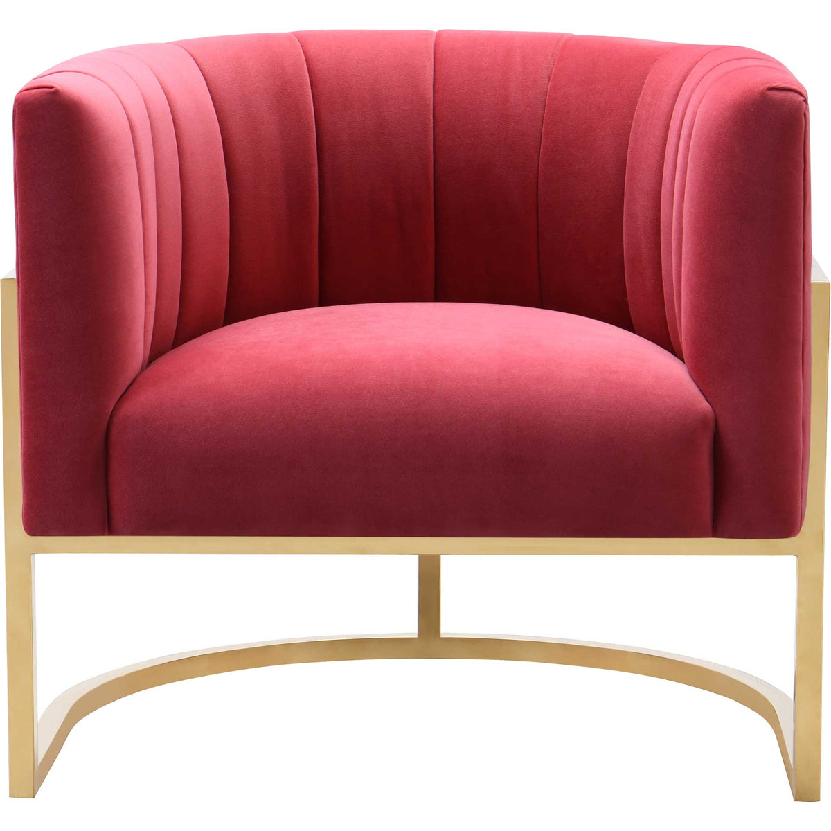 Maddison Velvet Chair Hot Pink