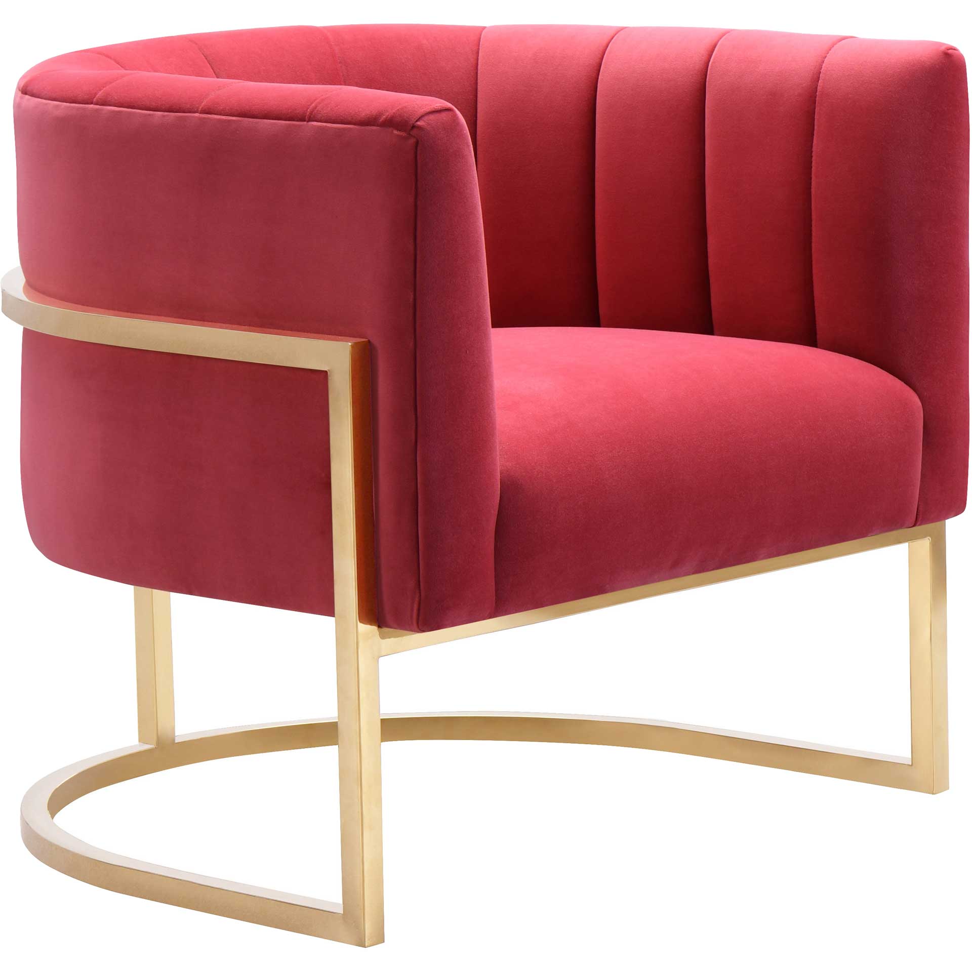 Maddison Velvet Chair Hot Pink