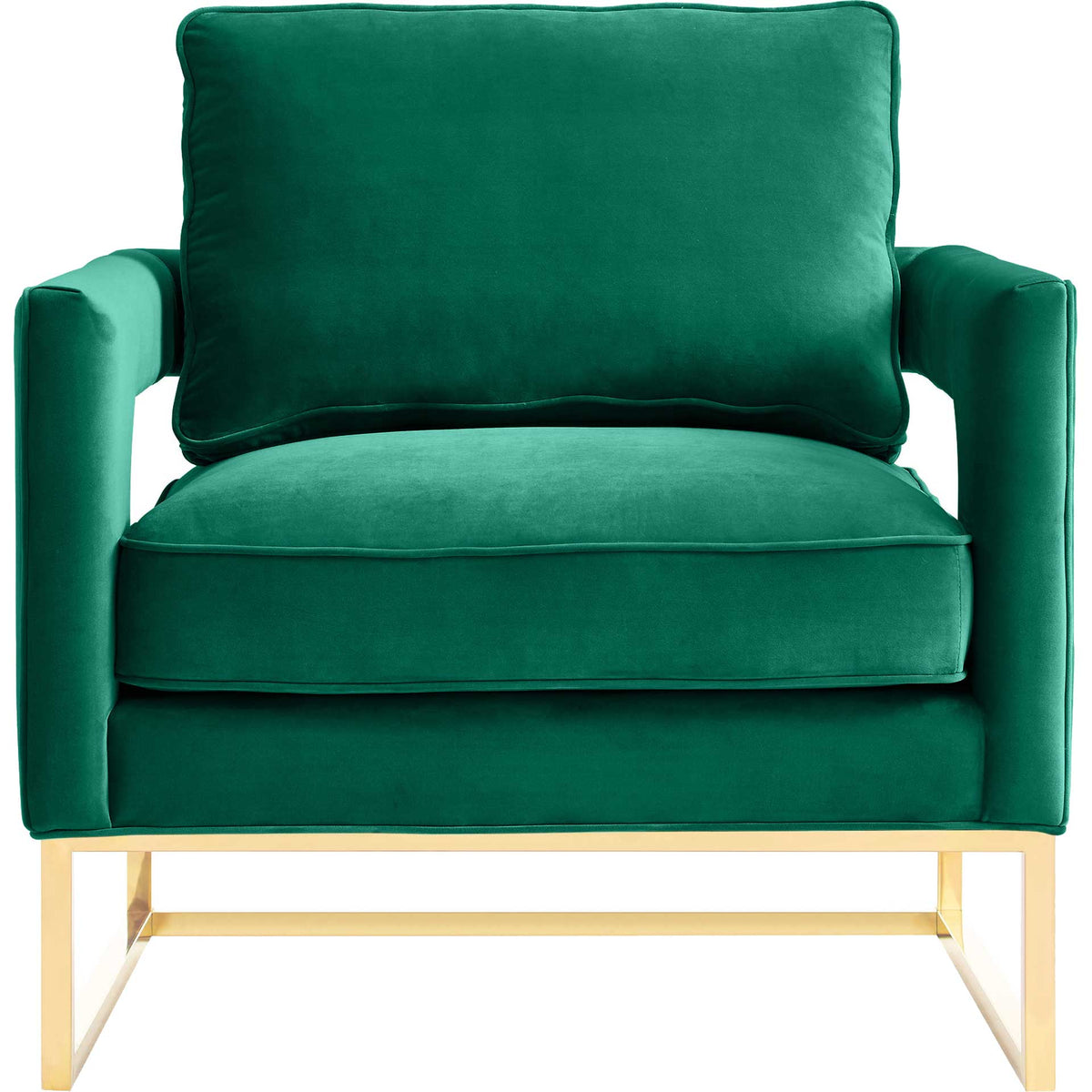 Alex Velvet Chair Green