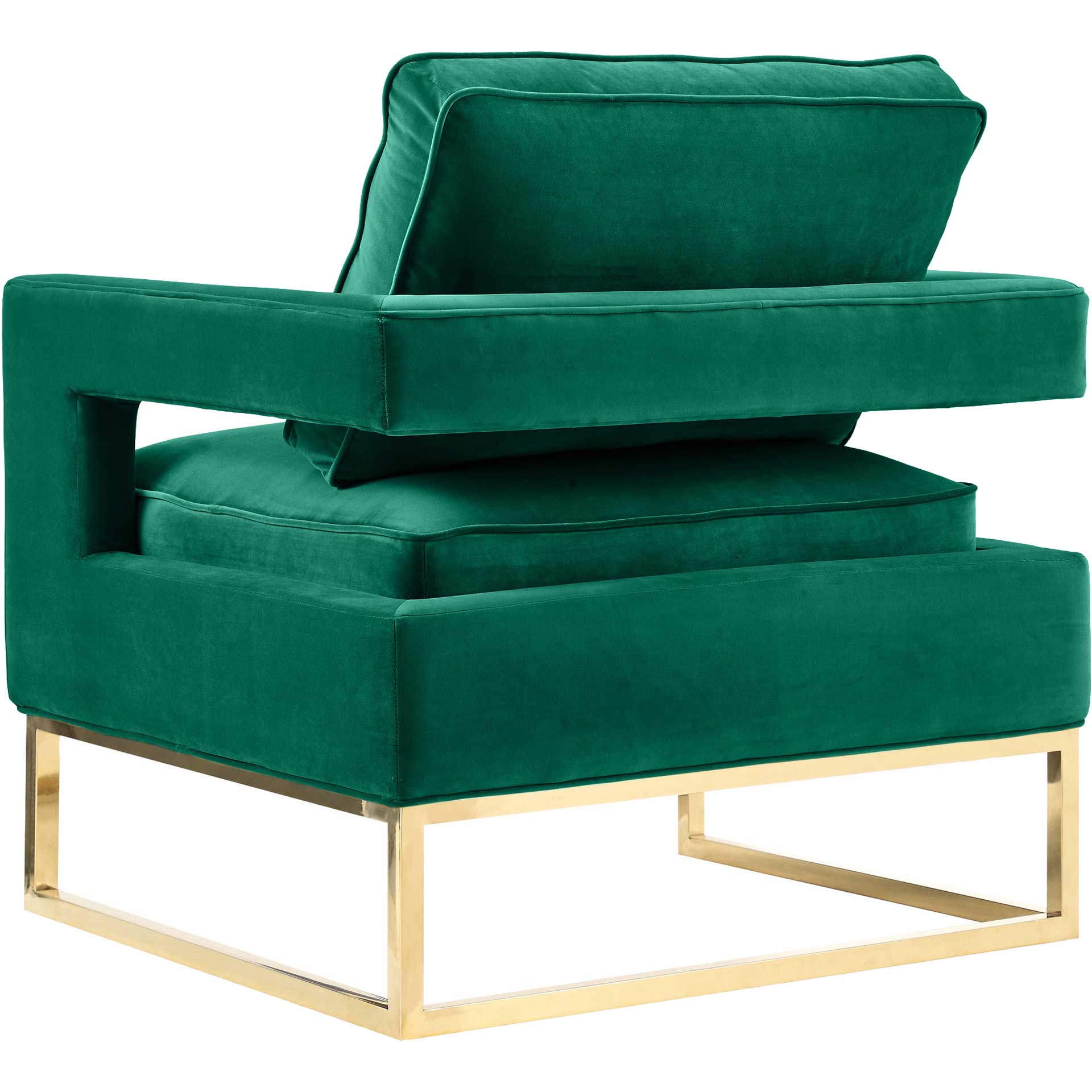 Alex Velvet Chair Green