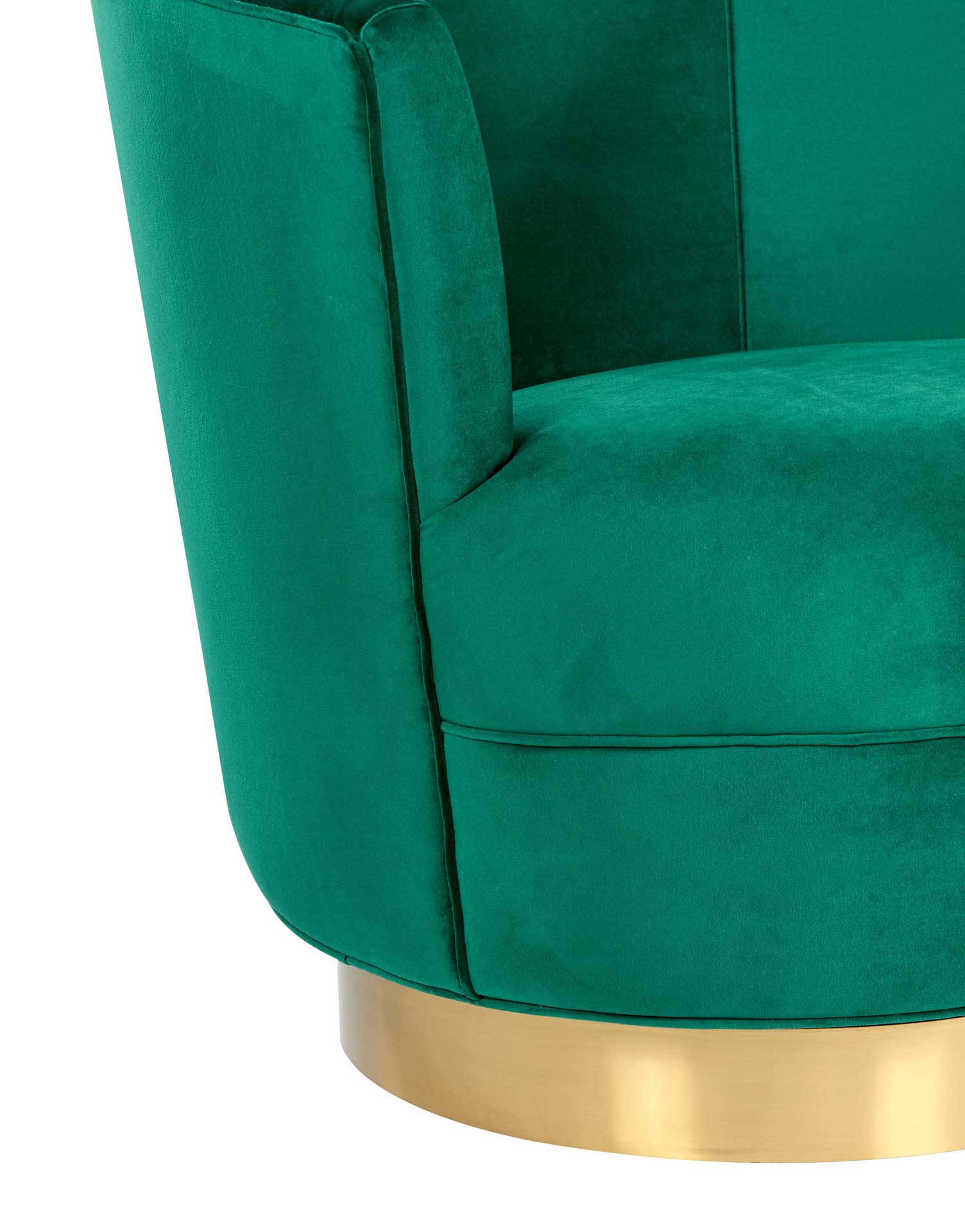 Noelle Swivel Chair Green