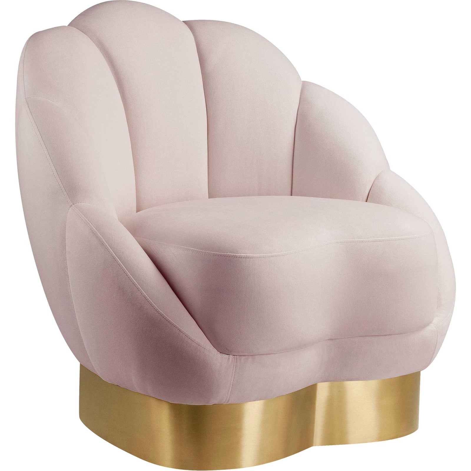 Blaise Velvet Chair Blush