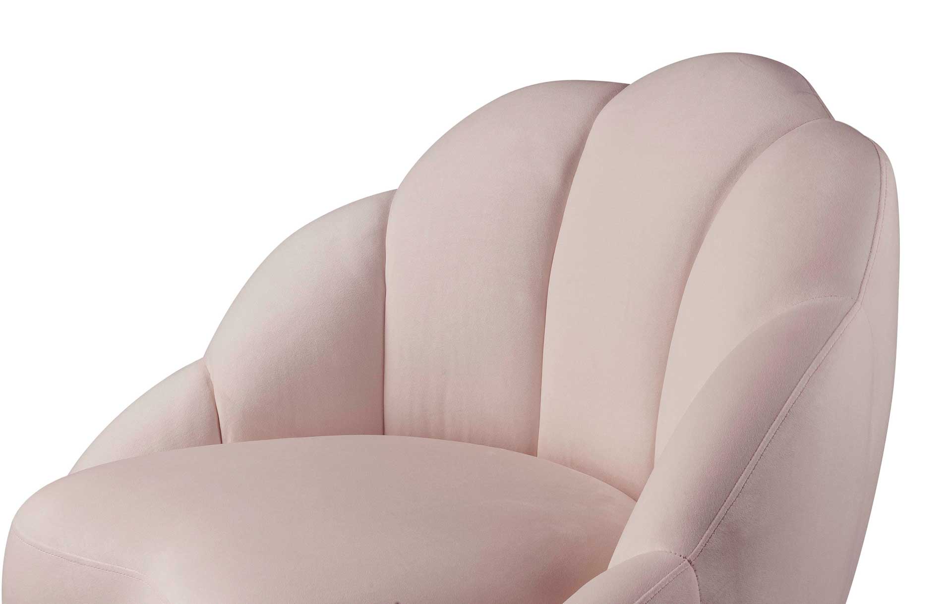 Blaise Velvet Chair Blush