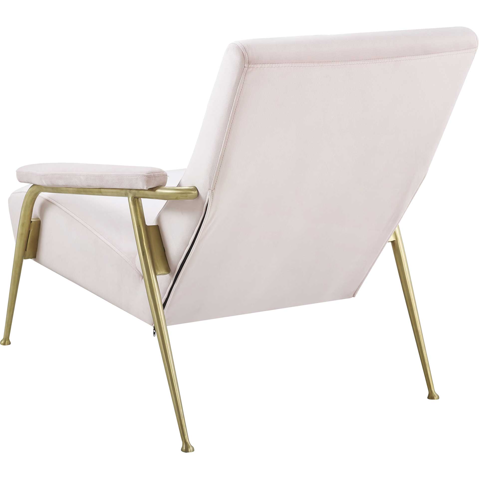 Abella Velvet Chair Blush