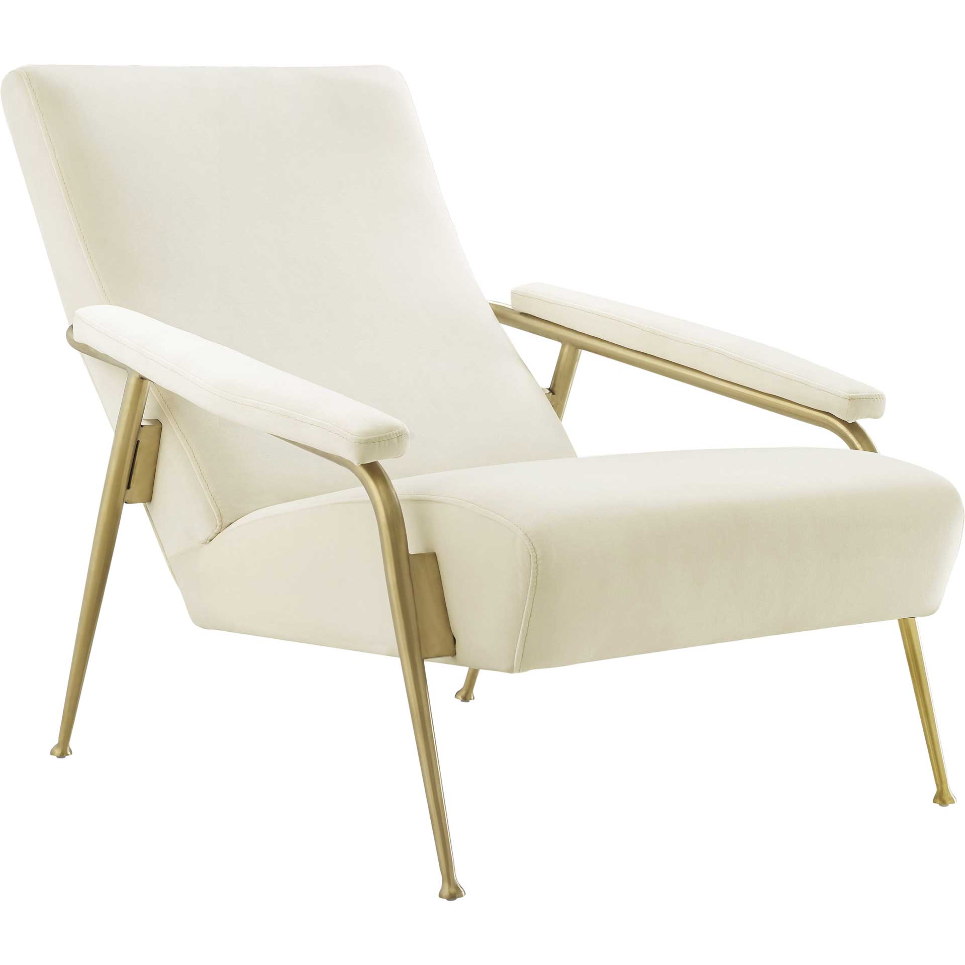Abella Velvet Chair Cream
