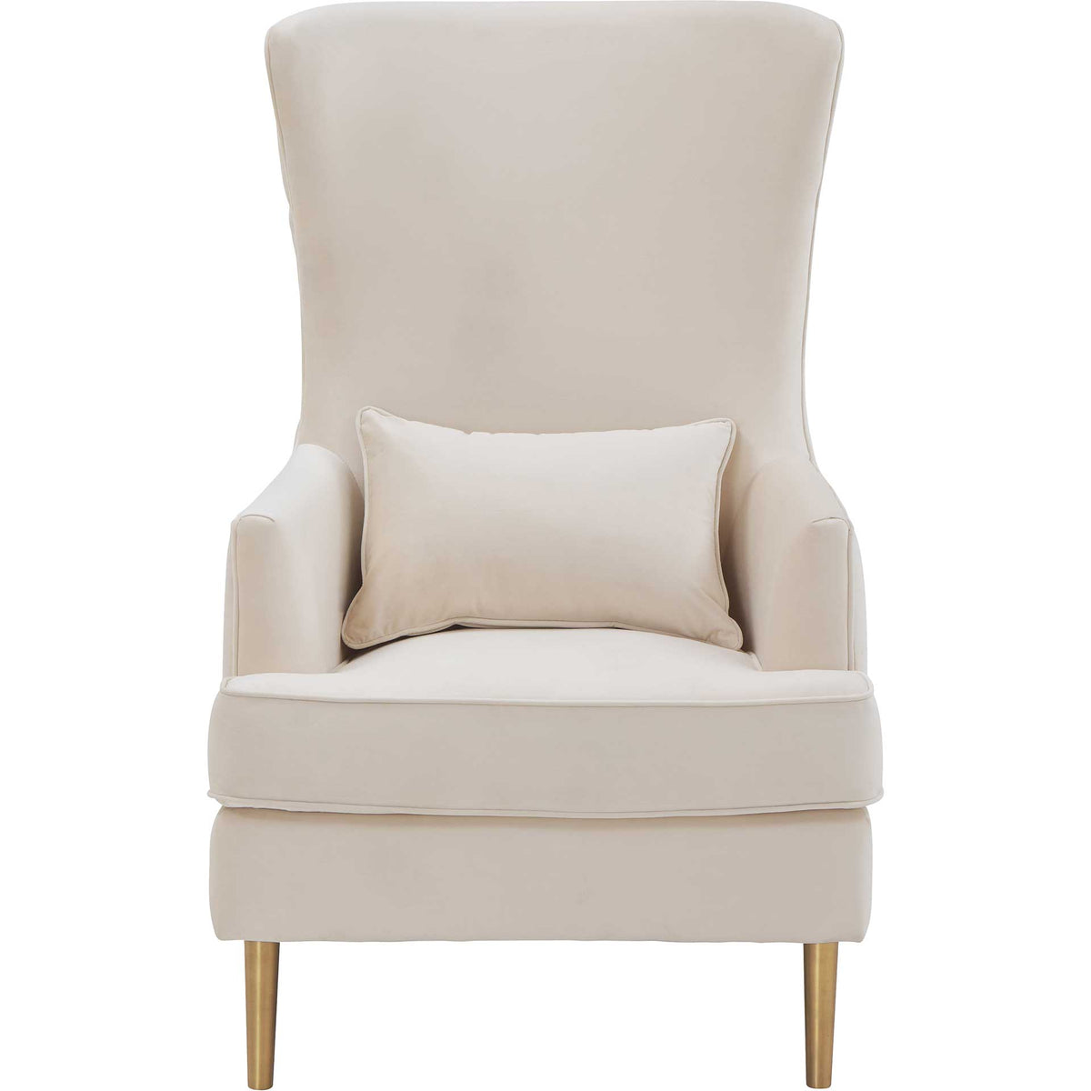 Alaia Tall Tufted Back Chair Cream