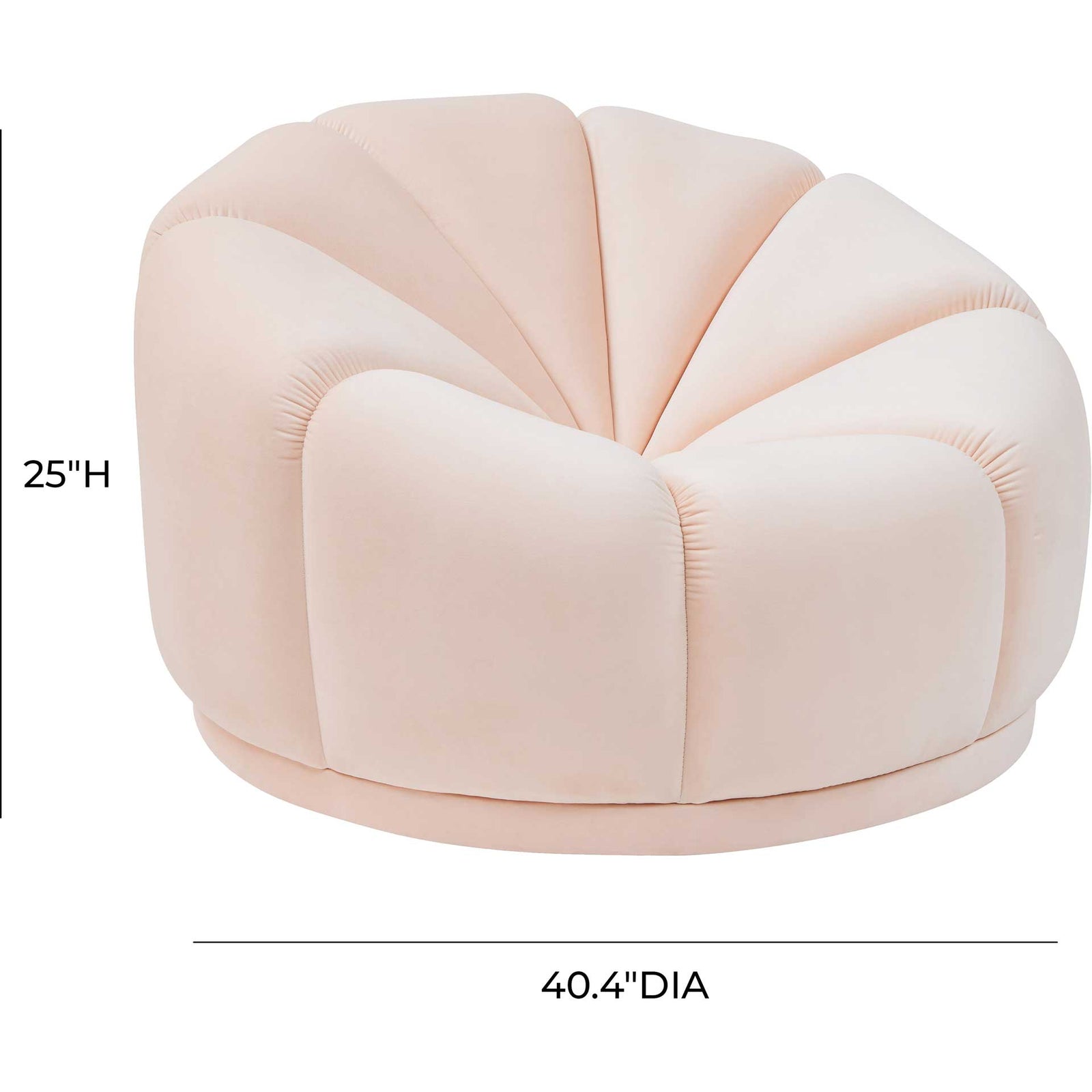 Madilyn Lounge Chair Peach