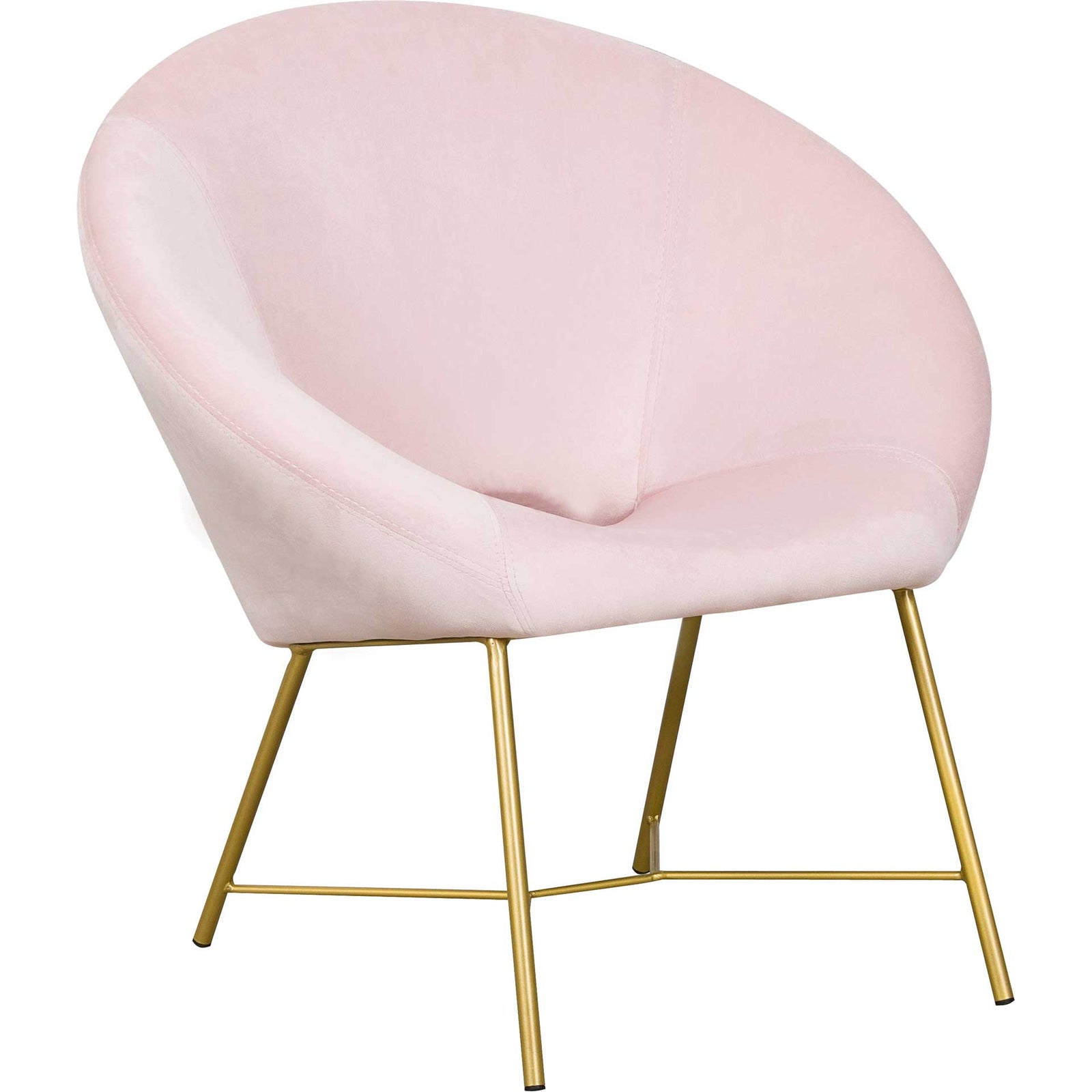 Noely Velvet Chair Blush