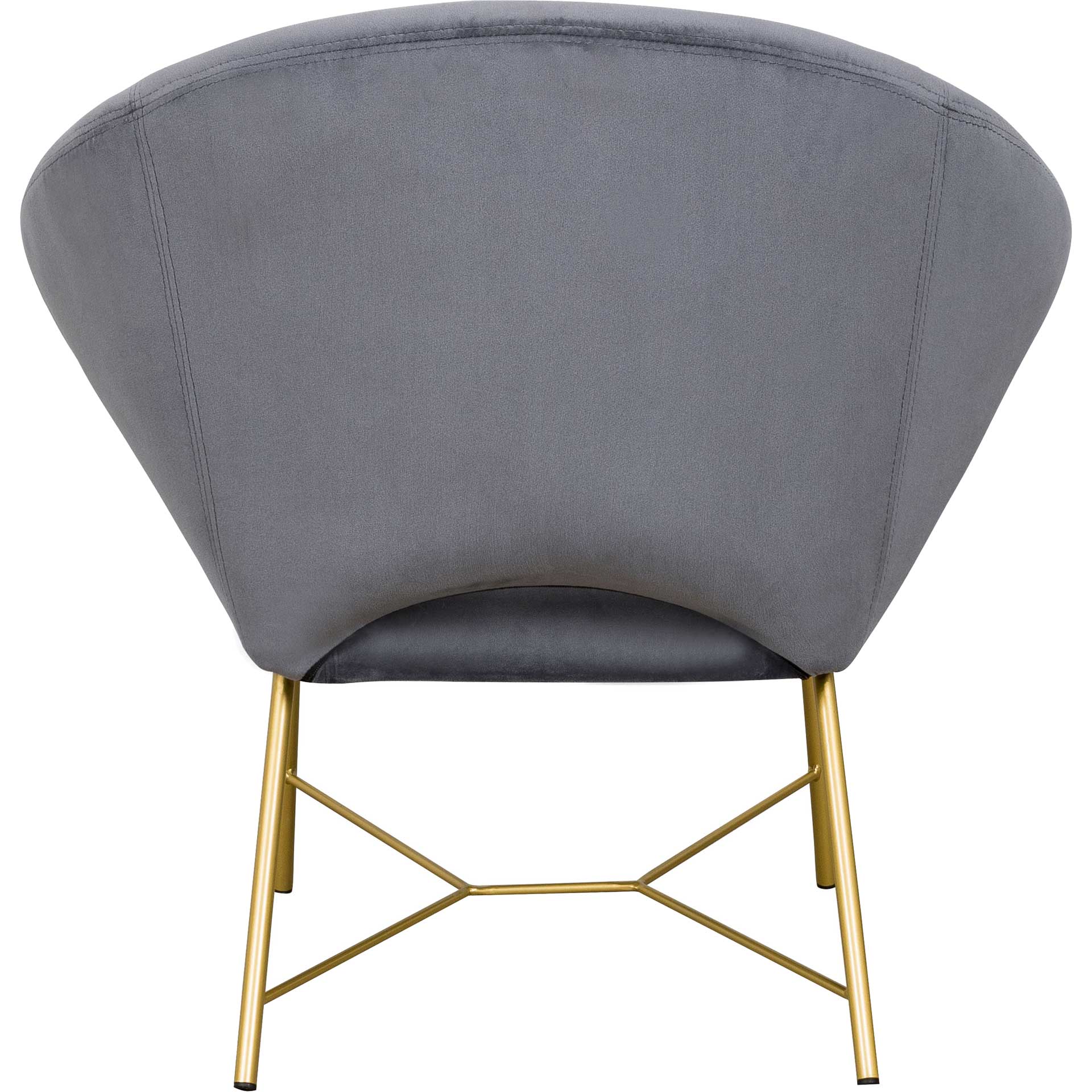 Noely Velvet Chair Gray
