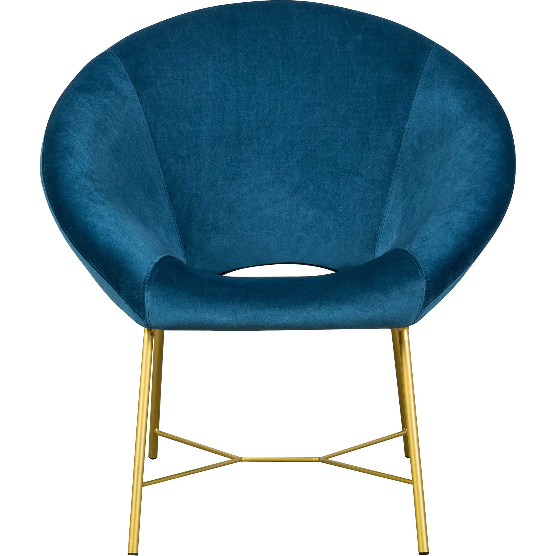 Noely Velvet Chair Navy