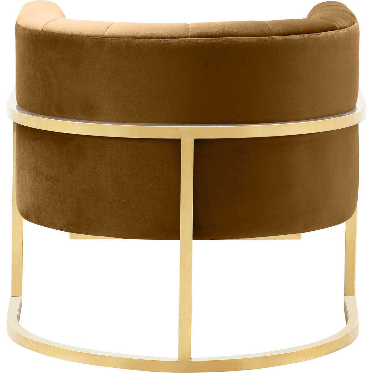 Maddison Velvet Chair Cognac
