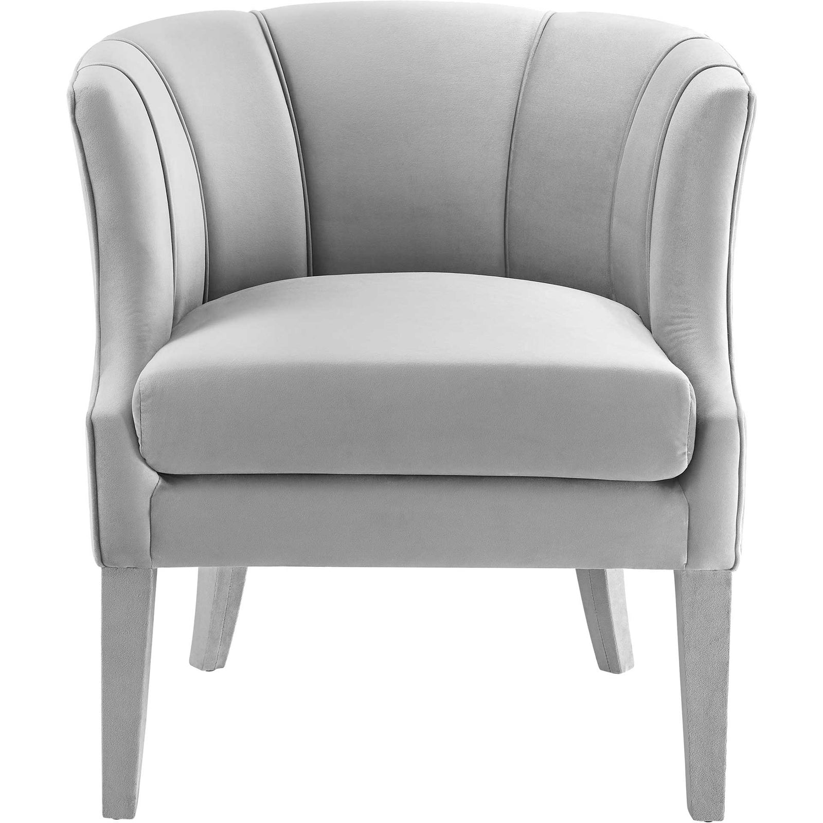 Tucker Velvet Chair Gray