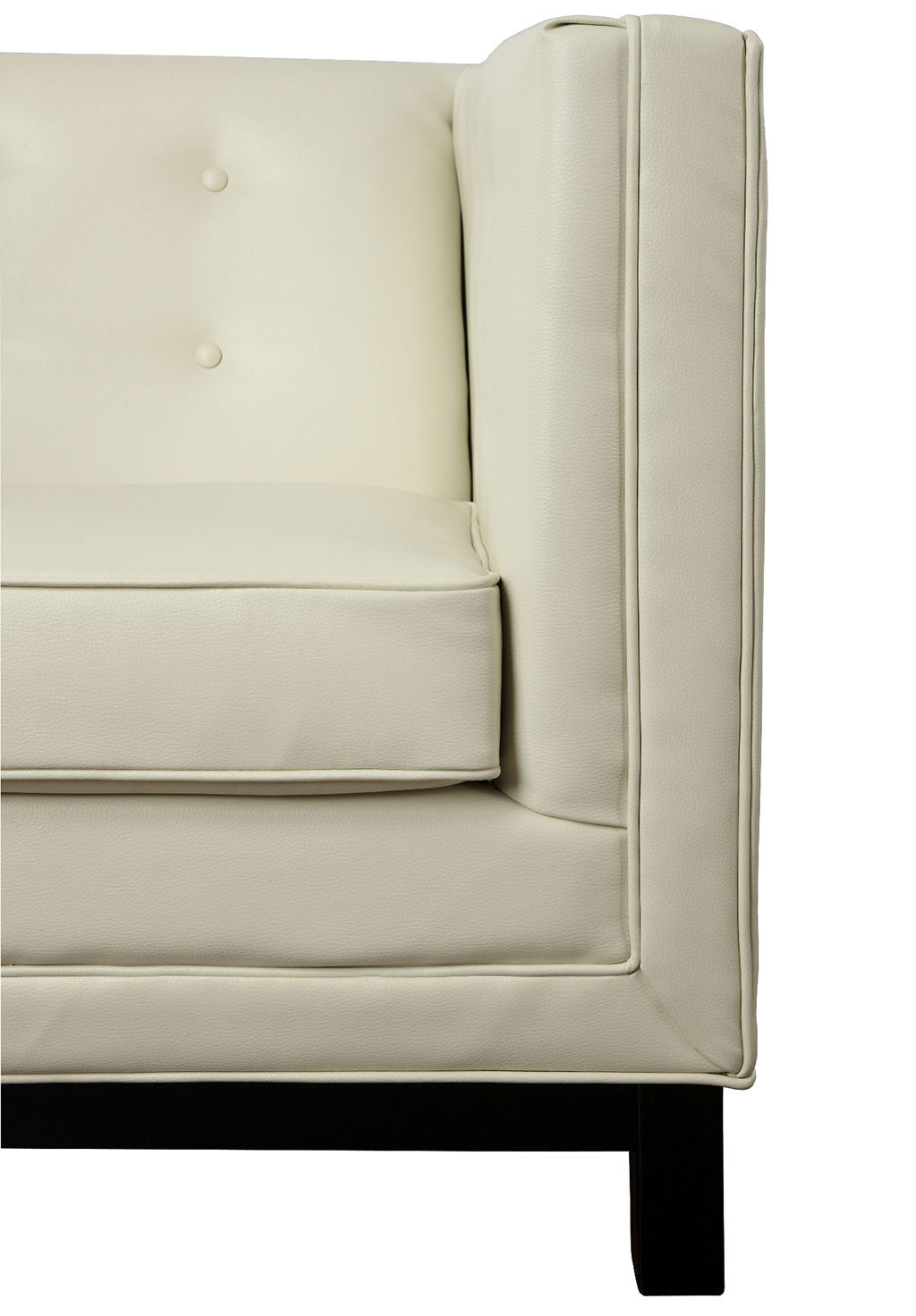 Ziv Cream Leather Chair