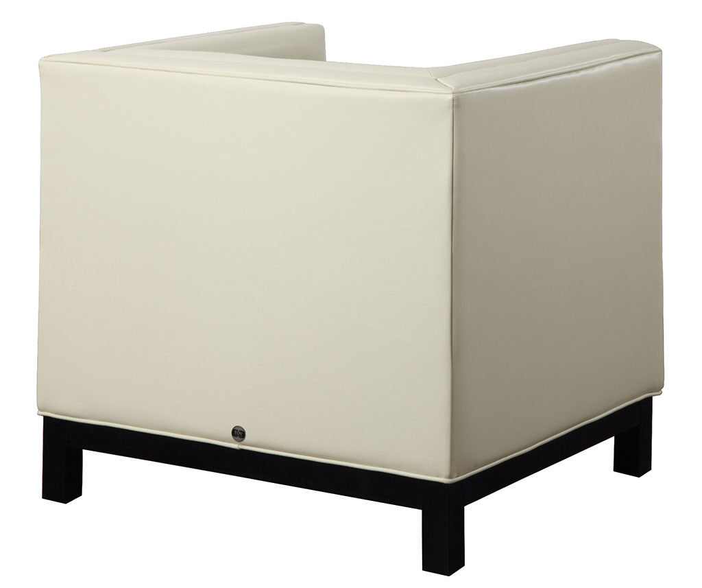 Ziv Cream Leather Chair