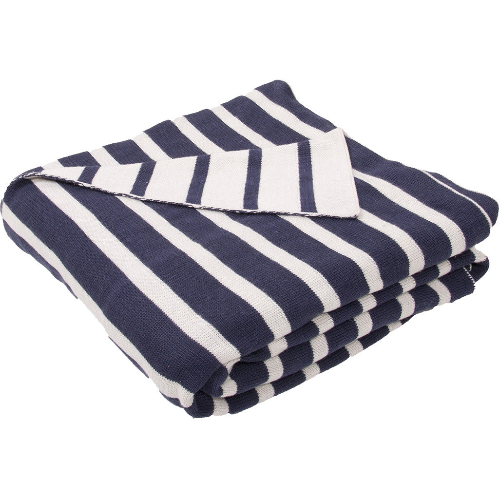 Trinity Insignia Blue/Whitecap Gray Throw