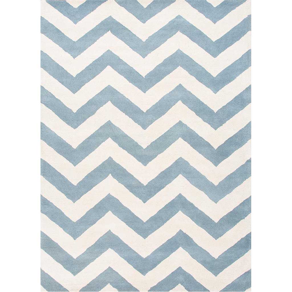 Traverse Paris Milky Blue/White Area Rug