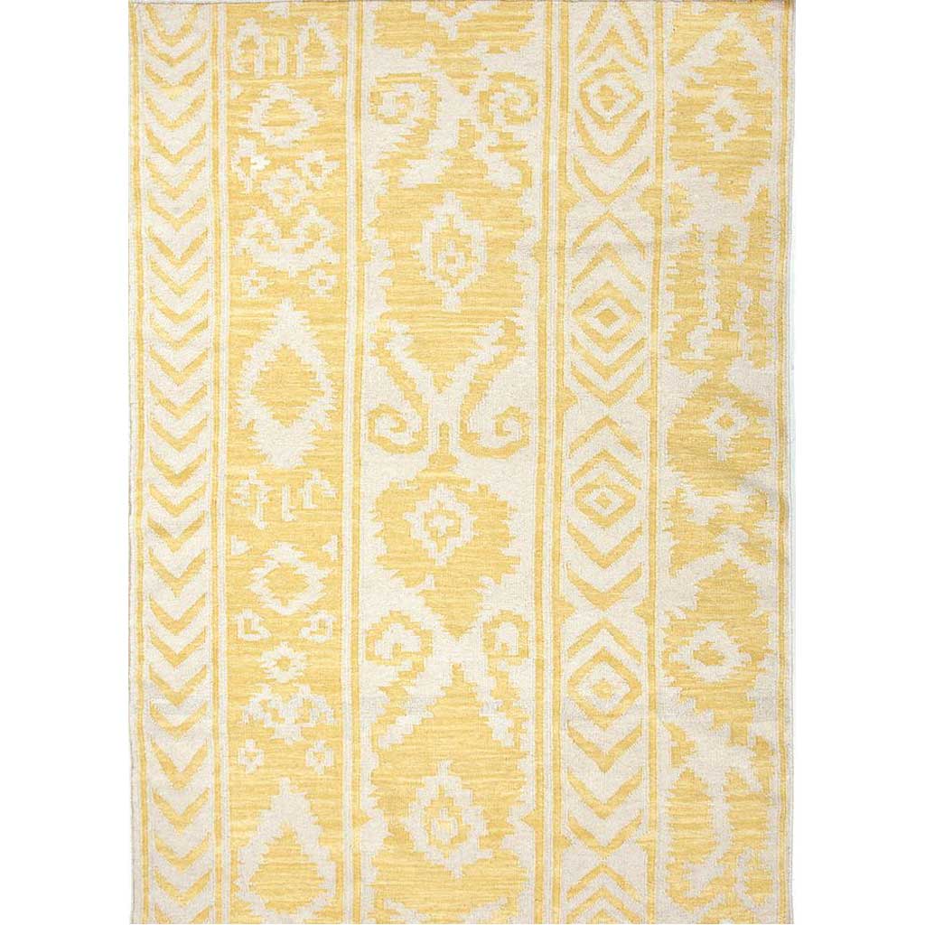 Urban Bungalow Farid White/Butter Area Rug