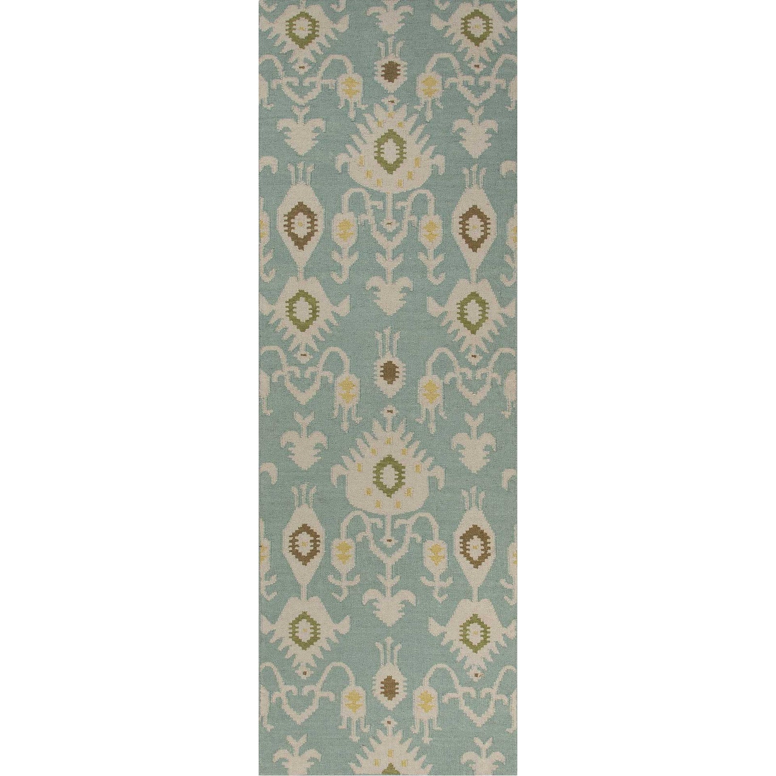 Urban Bungalow Samir Cool Aqua Runner Rug