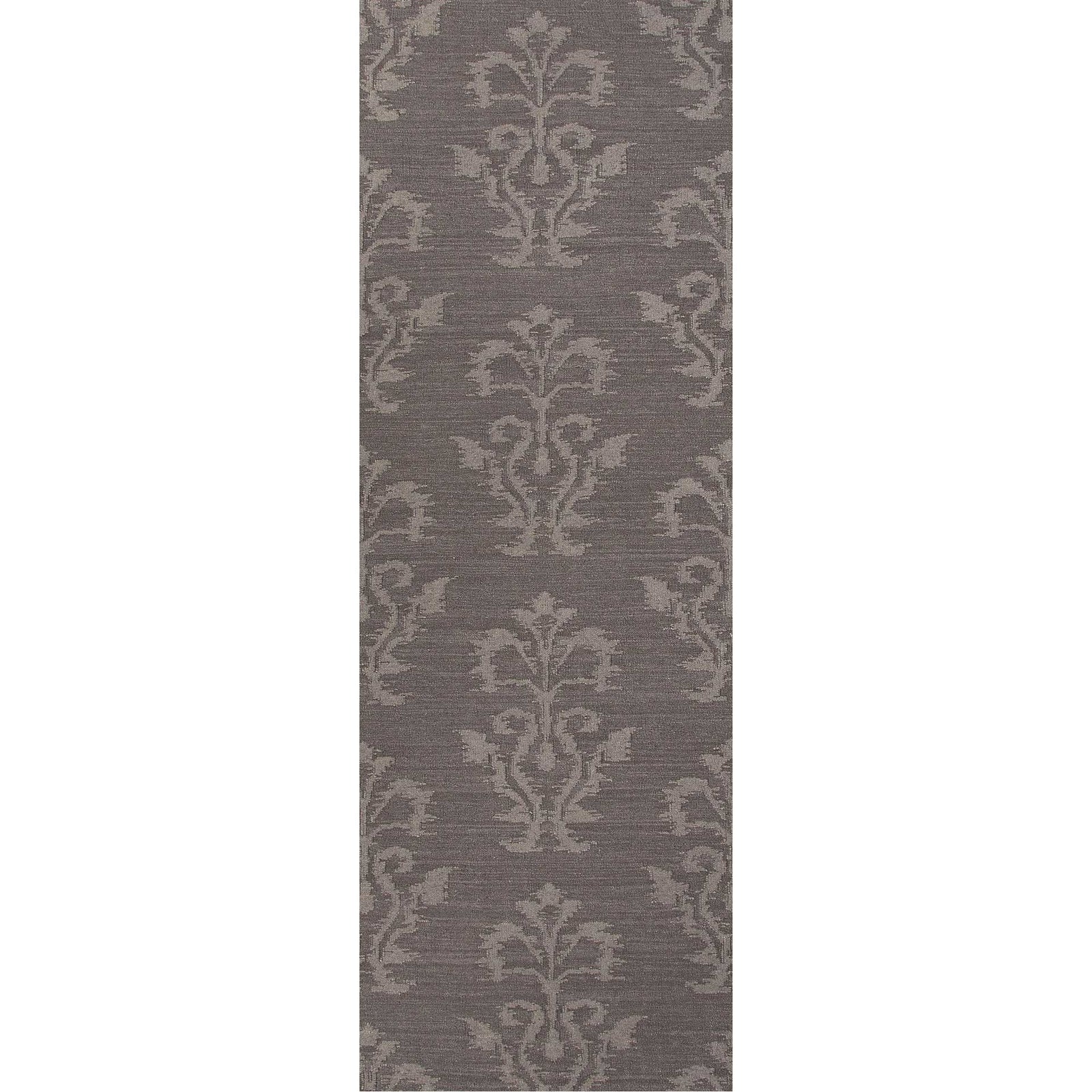 Urban Bungalow Khalid Liquorice/Medium Gray Runner Rug