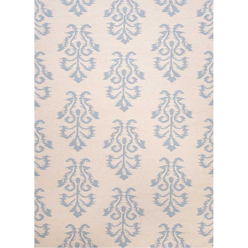 Urban Bungalow Khalid White/Powder Blue Area Rug - Froy.com