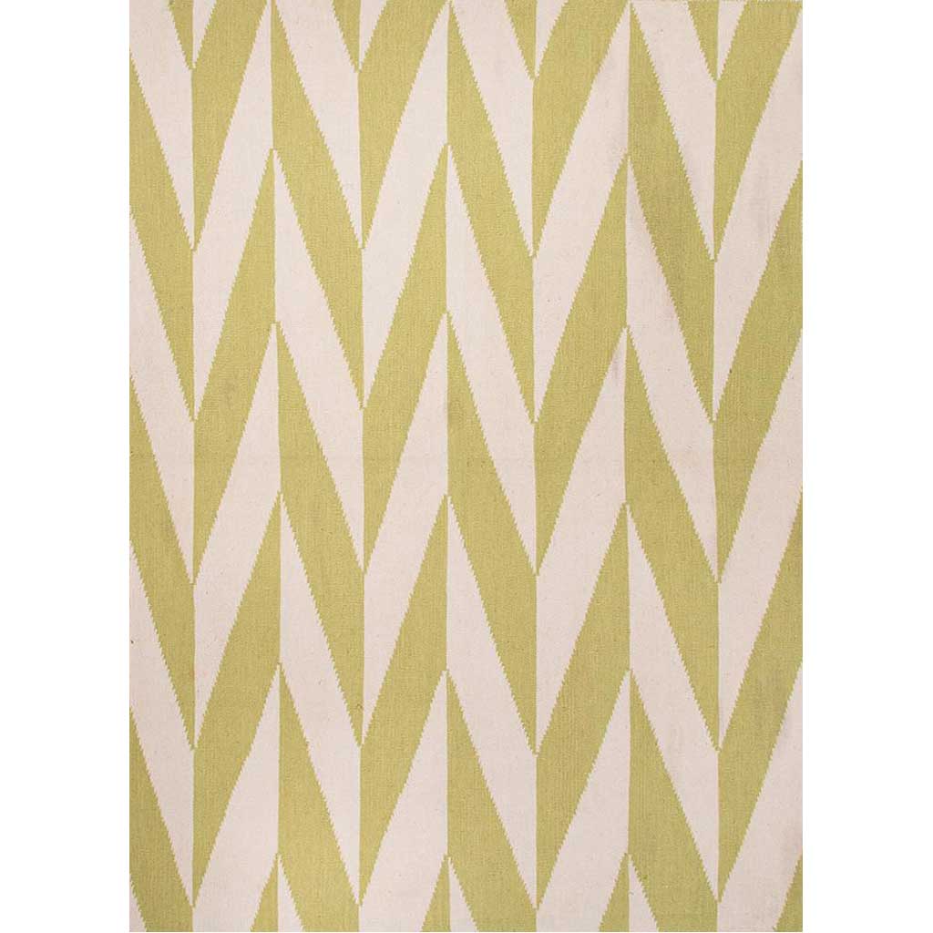 Urban Bungalow Cypress Wild Lime/White Area Rug