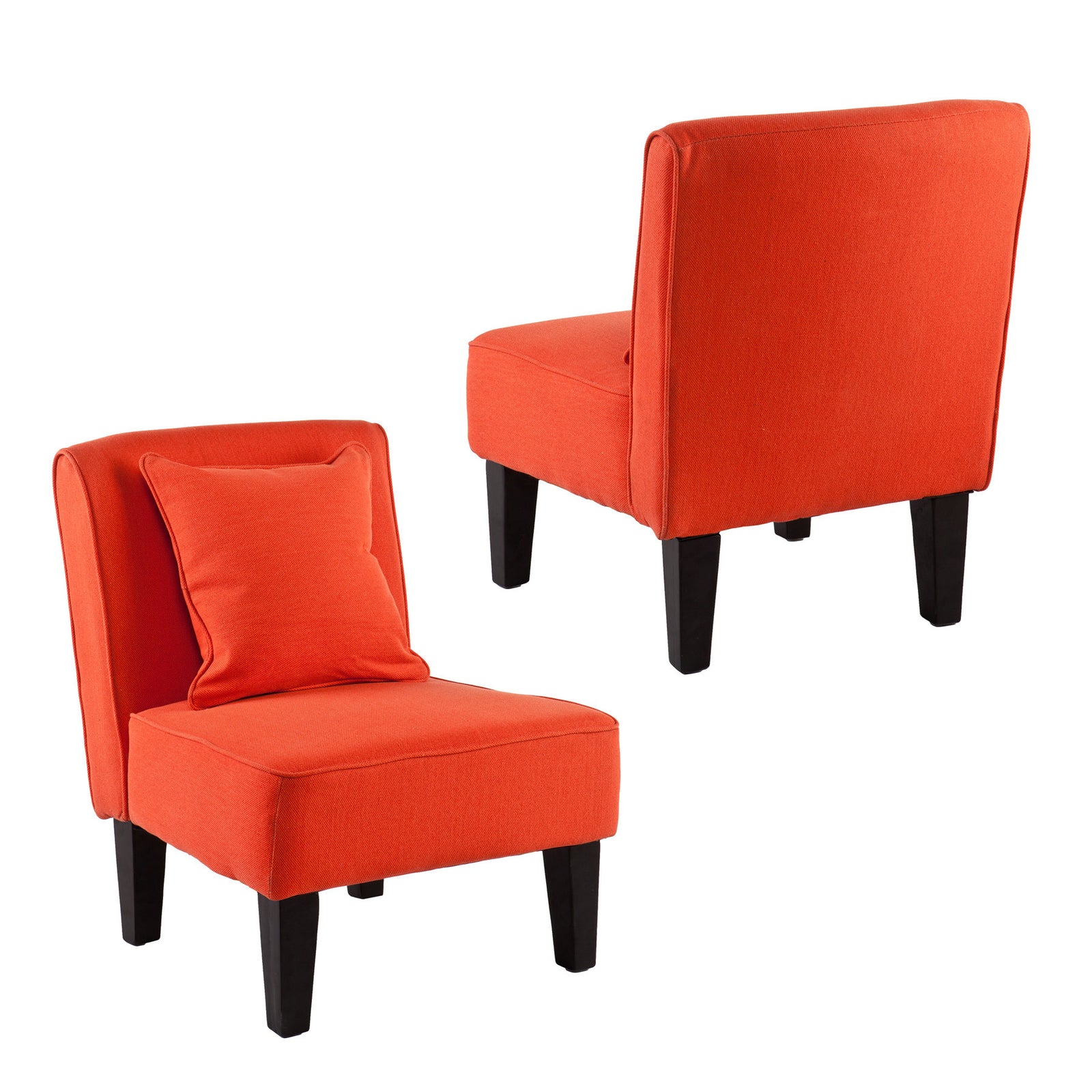 Purban Lounge Chair Red/Orange (Set of 2)