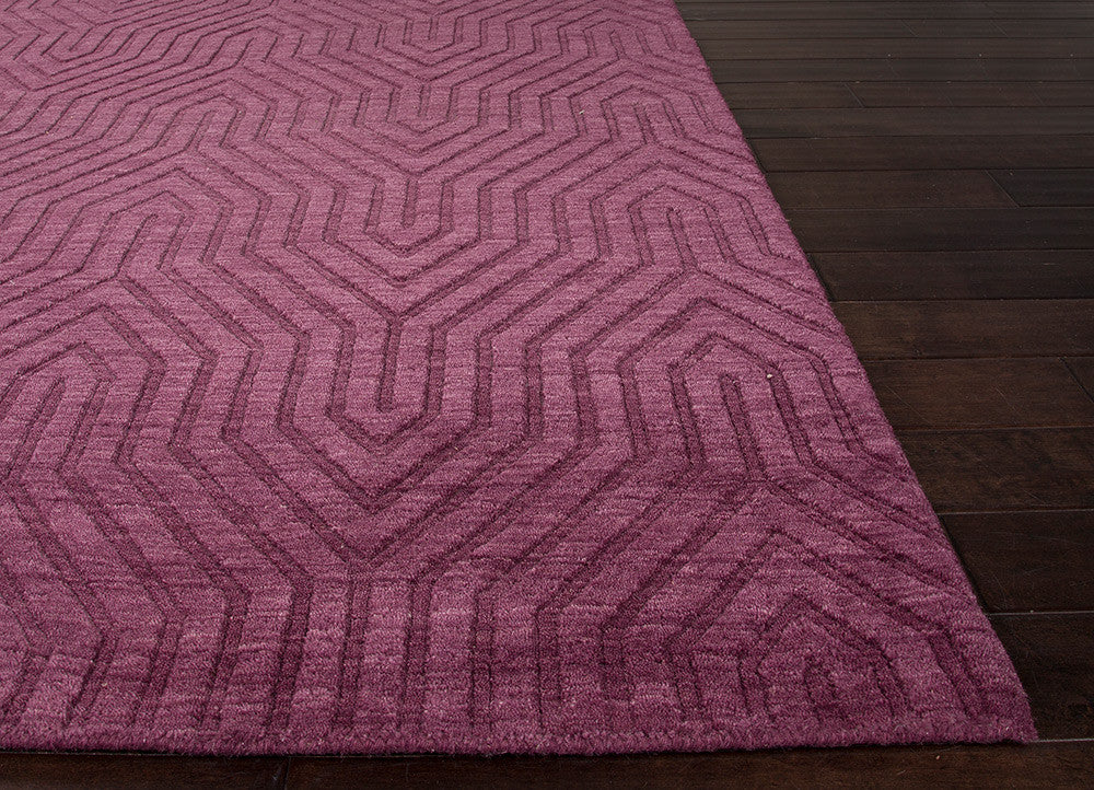 Urban Town Prune Purple Area Rug