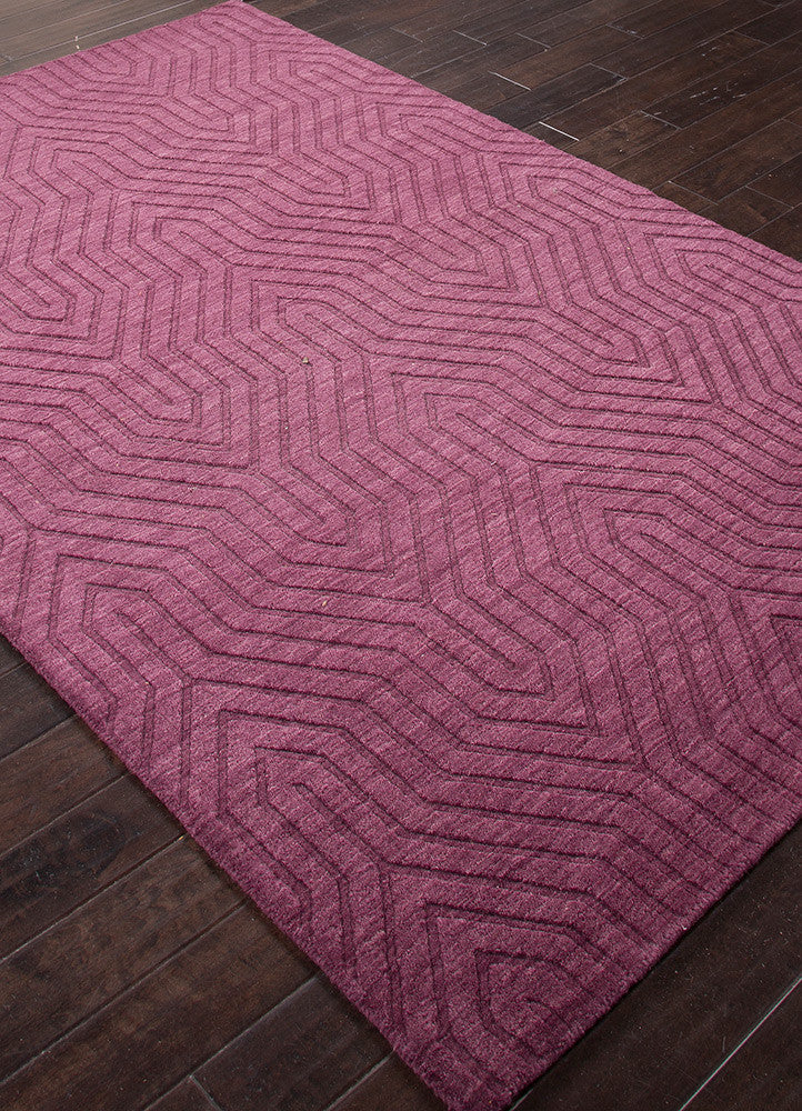 Urban Town Prune Purple Area Rug
