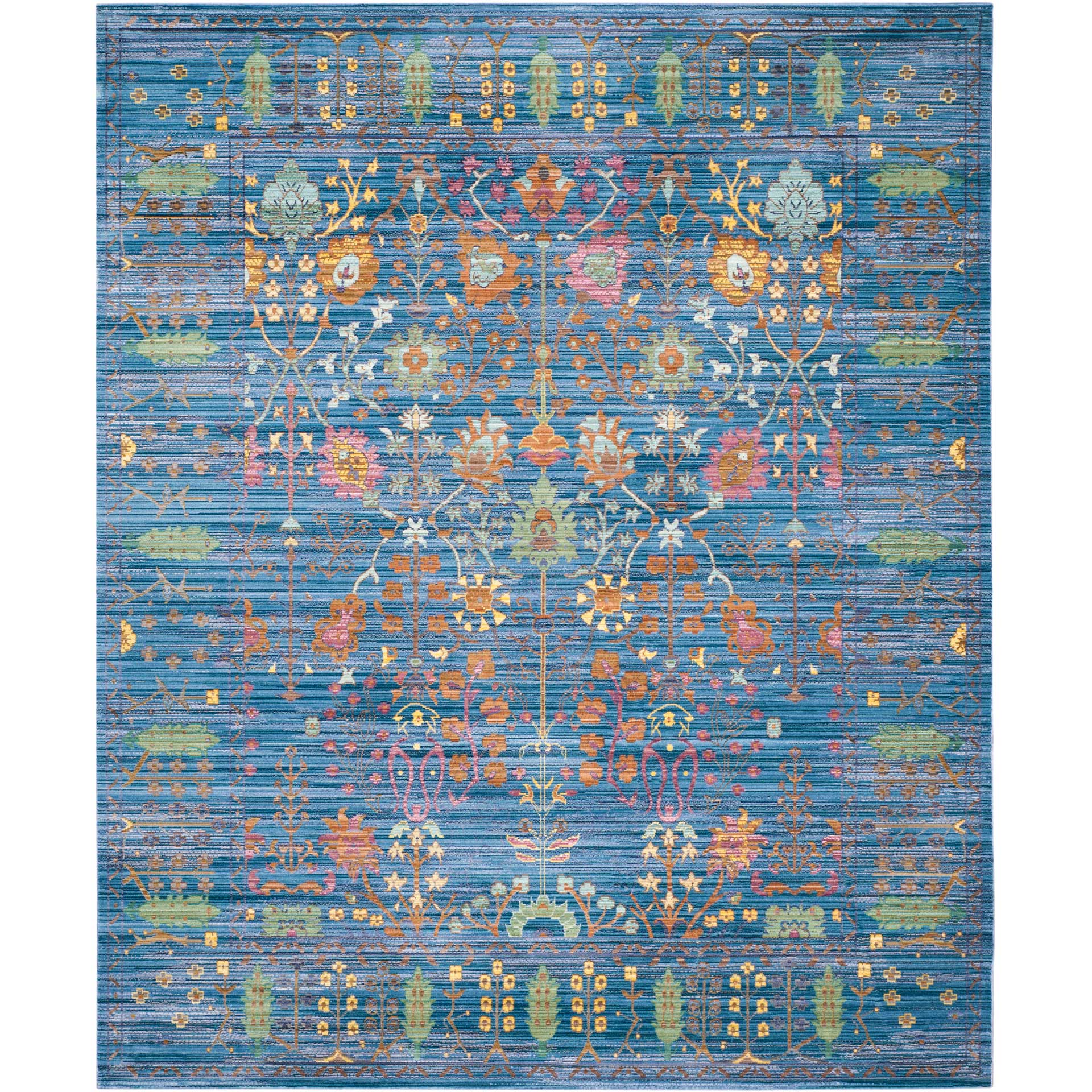 Valencia Blue/Multi Area Rug - Froy.com