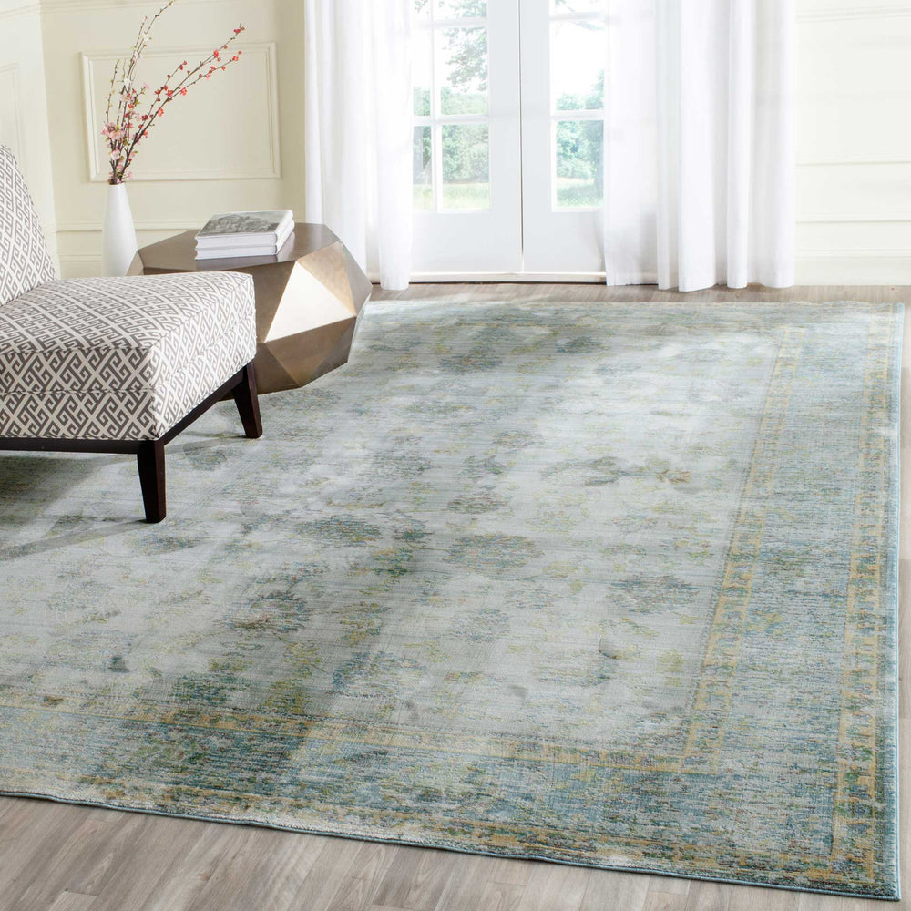 Valencia Light Blue/Turquoise Area Rug - Froy.com