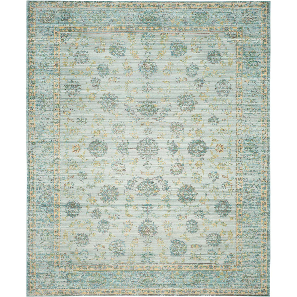 Valencia Light Blue/Turquoise Area Rug - Froy.com