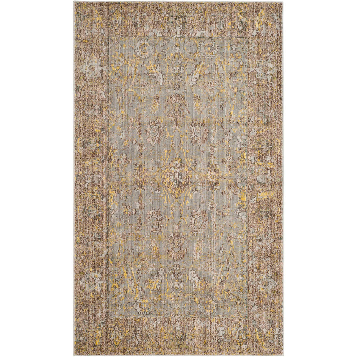 Safavieh Valencia VAL123C Grey/Multi 3' x 5' Area Rug