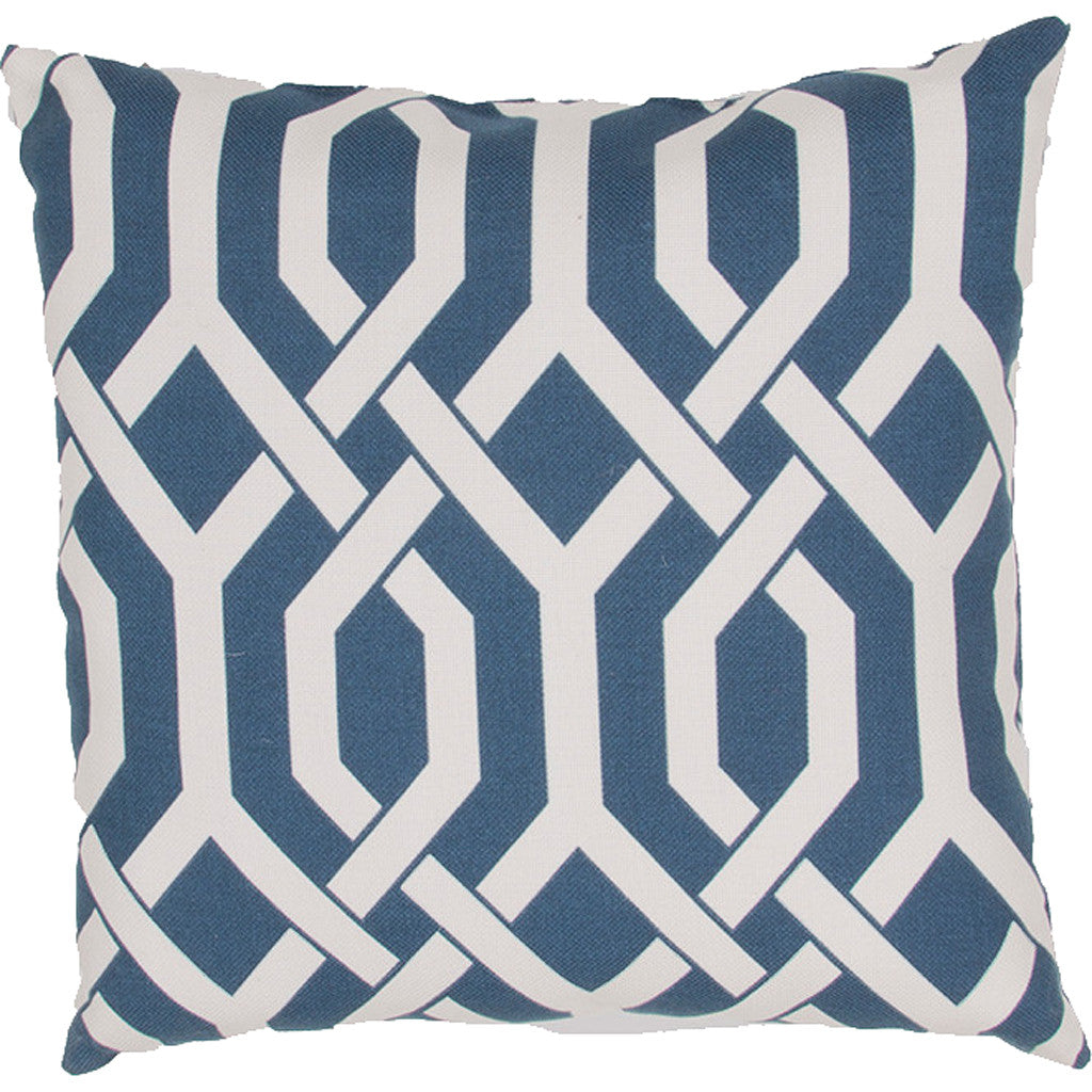 Veranda Od Slick Navy Pillow
