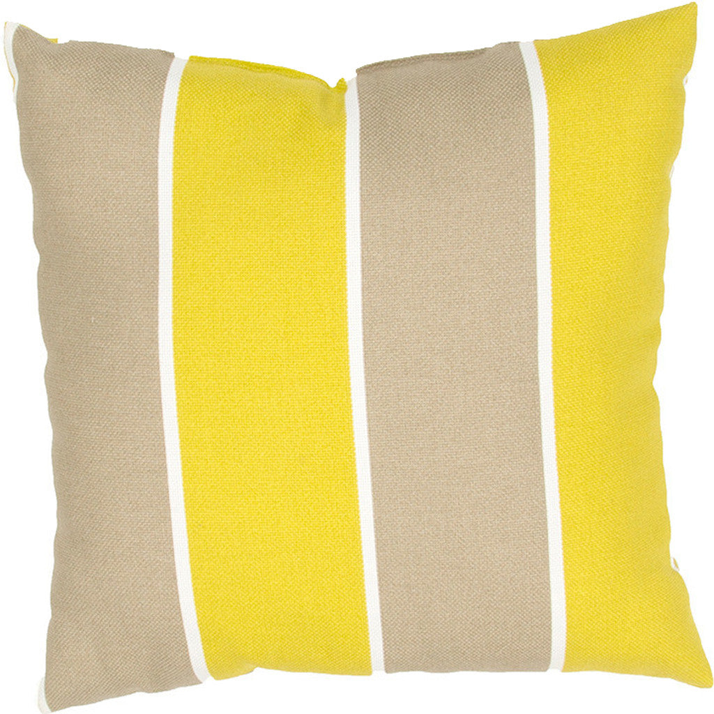 Veranda Od Cabana Stripe Chartreuse Pillow