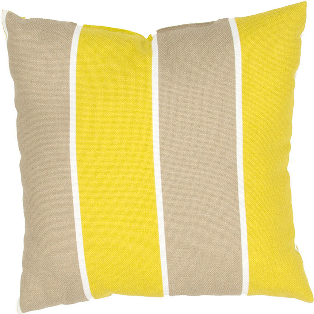 Veranda Od Cabana Stripe Chartreuse Pillow