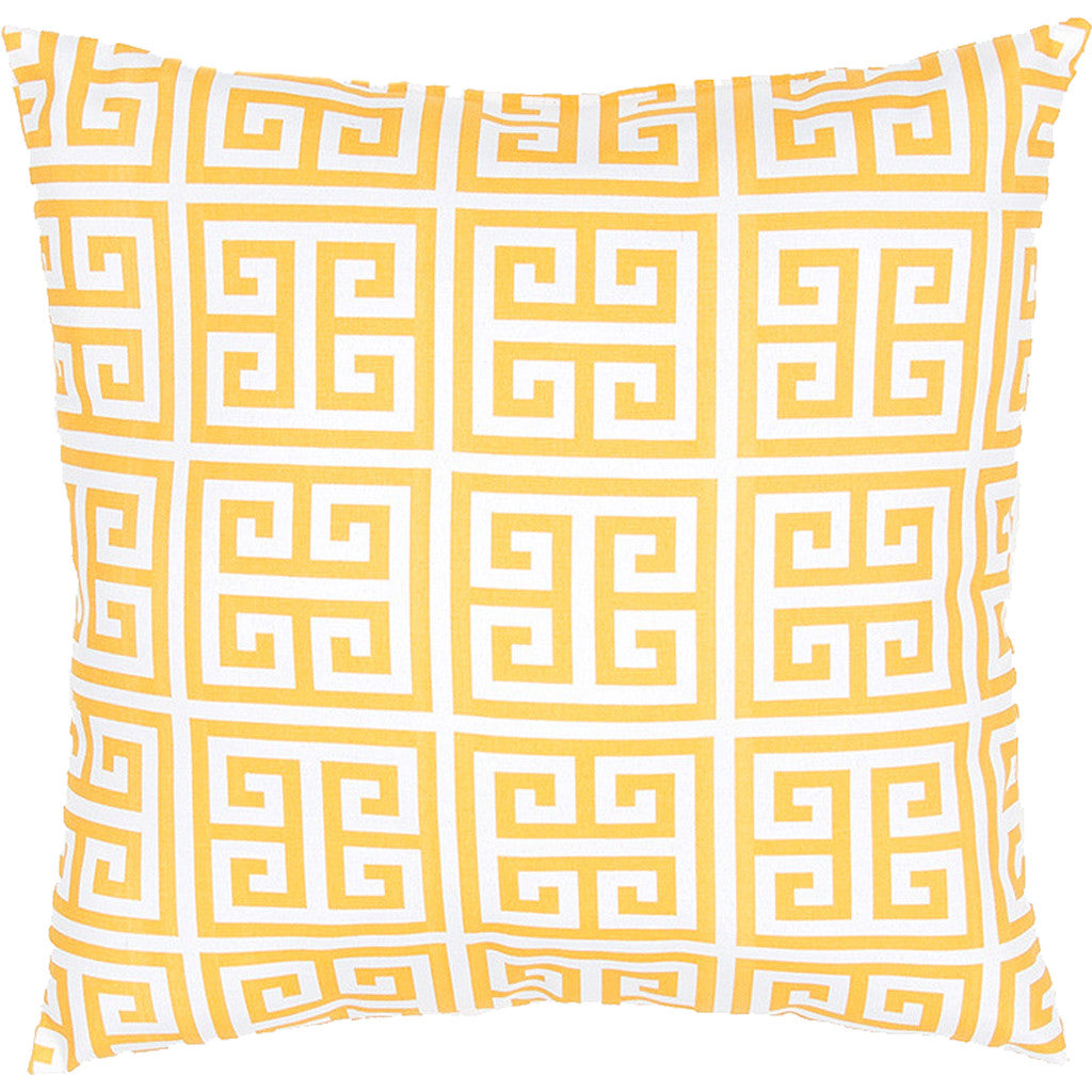 Veranda Towers Citrus Yellow Pillow