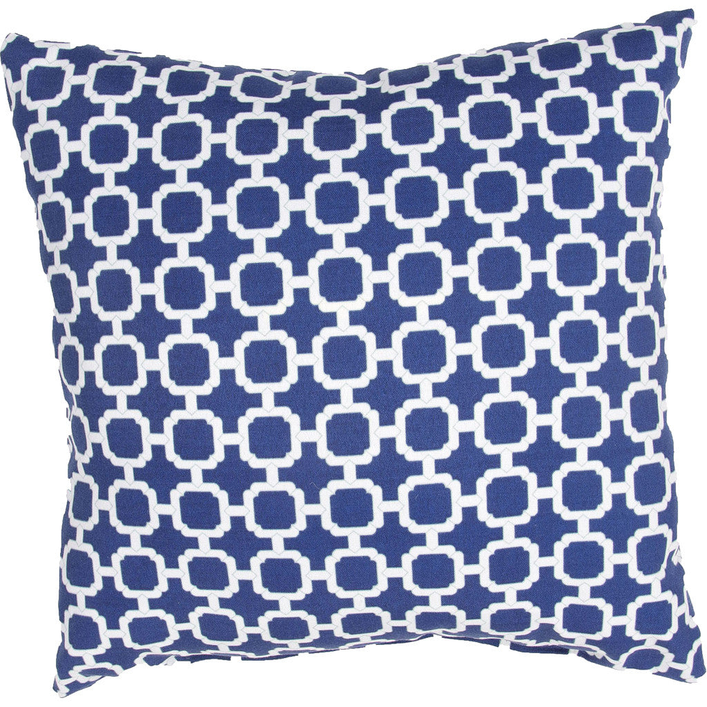 Veranda Hockley Twilight Blue/Bright White Pillow
