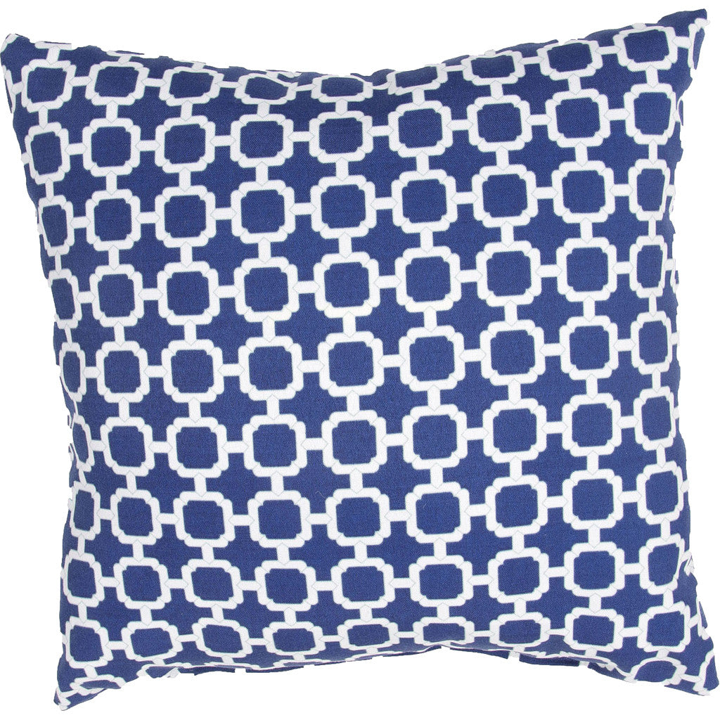 Veranda Hockley Twilight Blue/Bright White Pillow