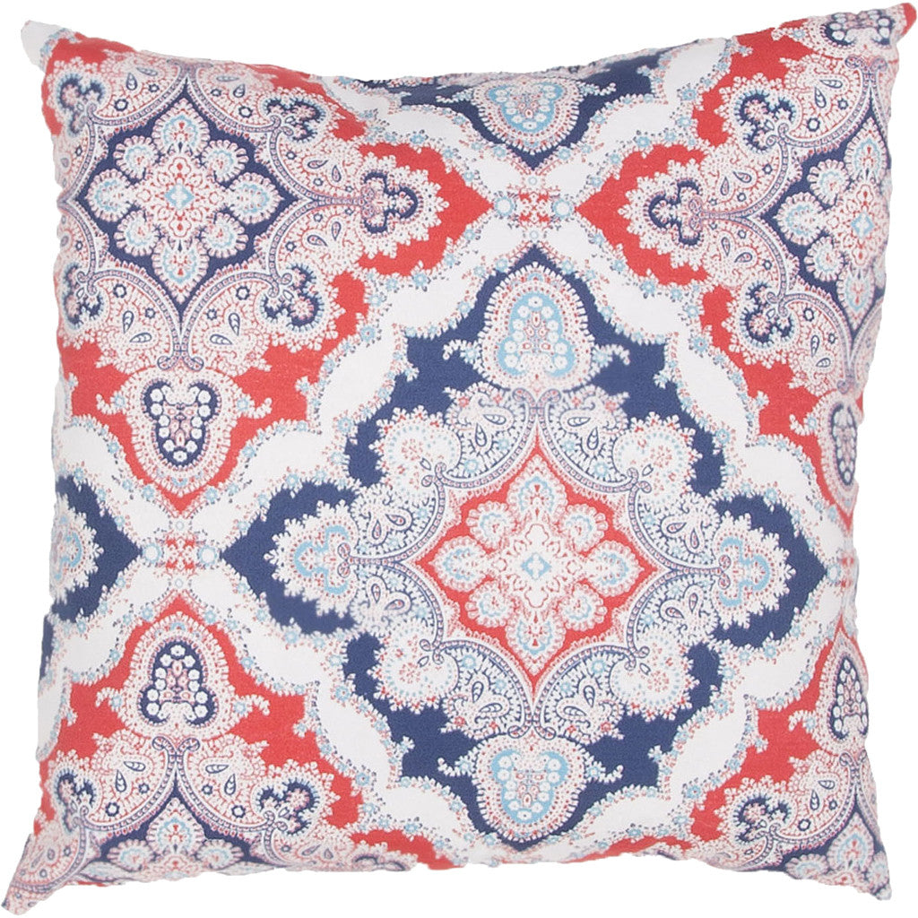 Veranda Odl Zoie Cloud Dancer/Dark Blue Pillow