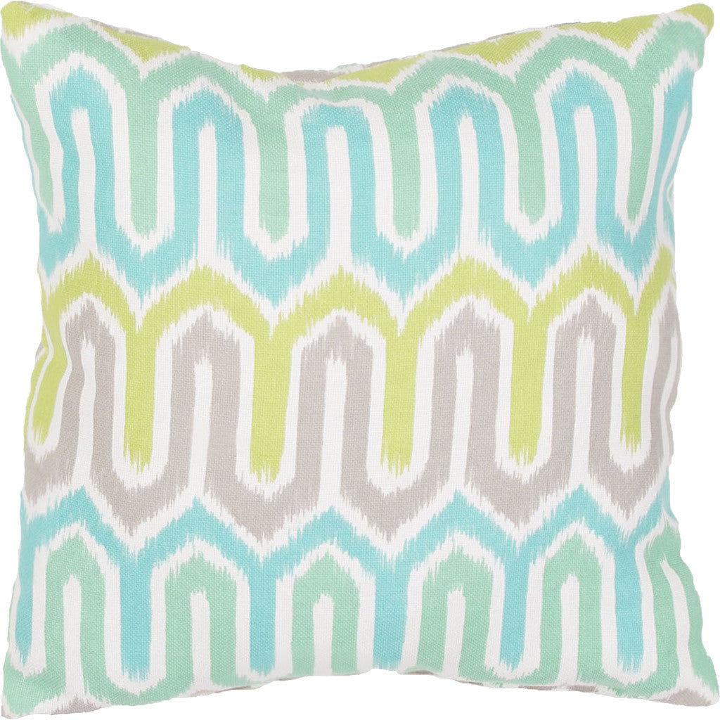 Veranda Odl Termiz Cloud Dancer/Biscay Green Pillow